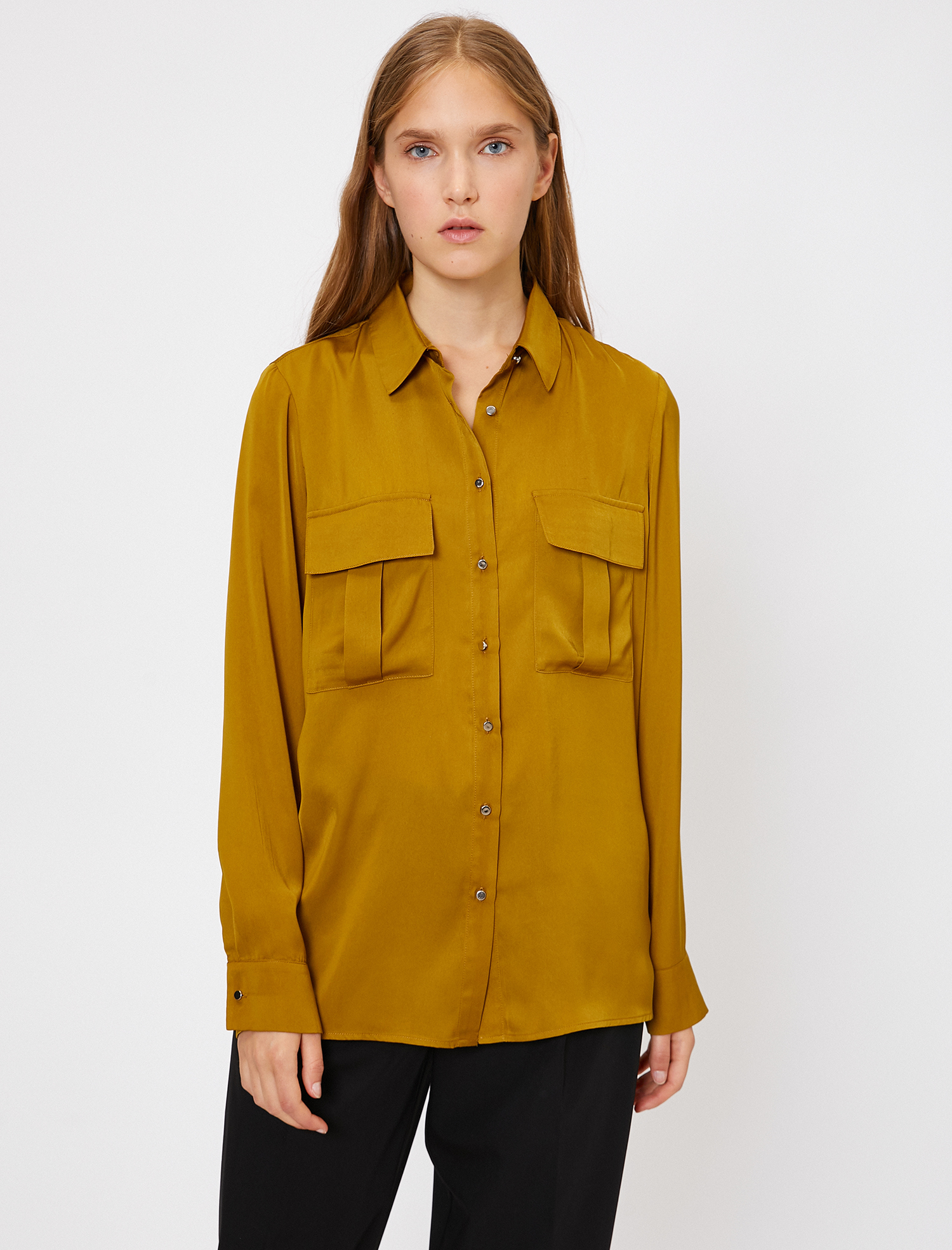   Cep Detaylı Gömlek