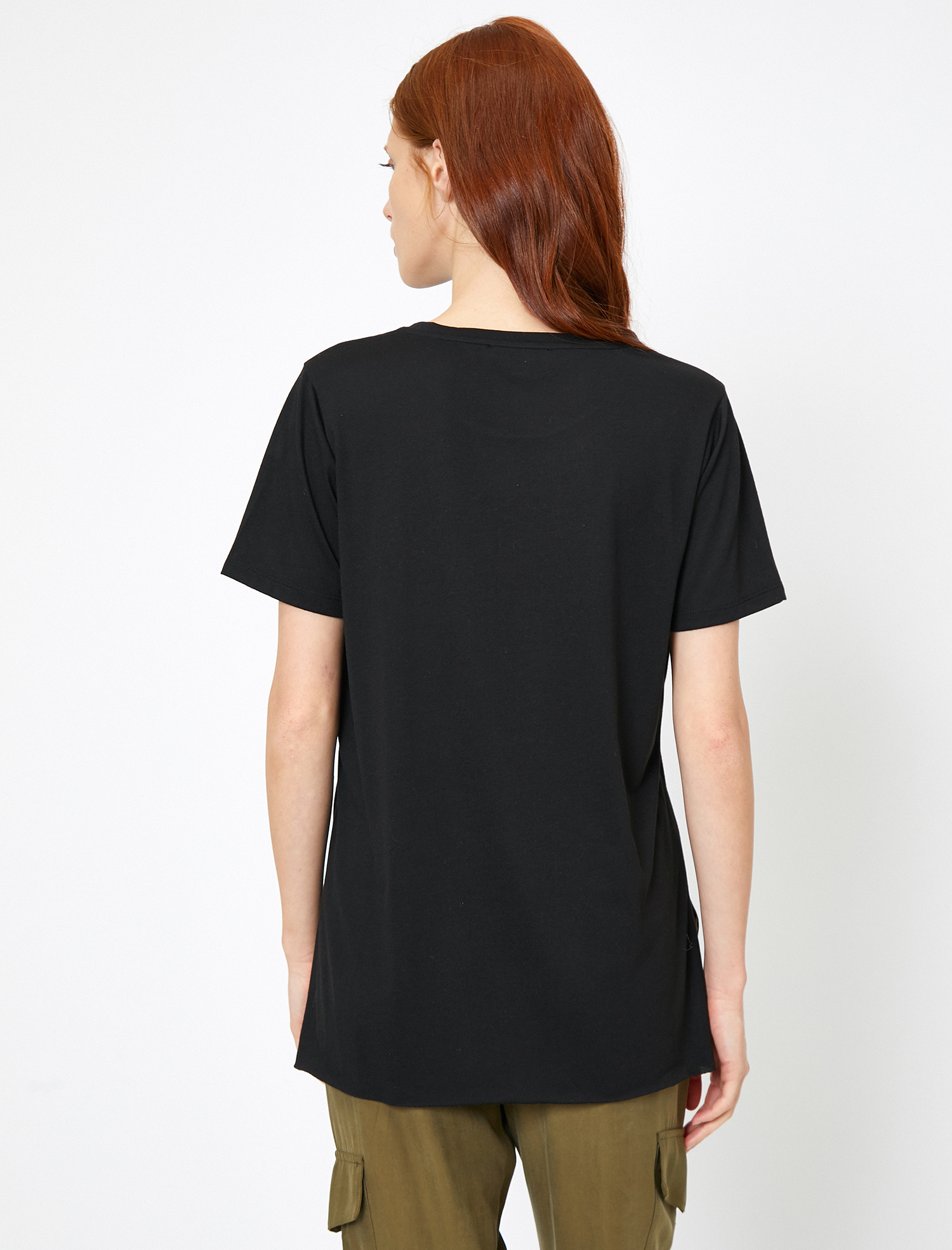   Kısa Kollu Baskılı Tişört