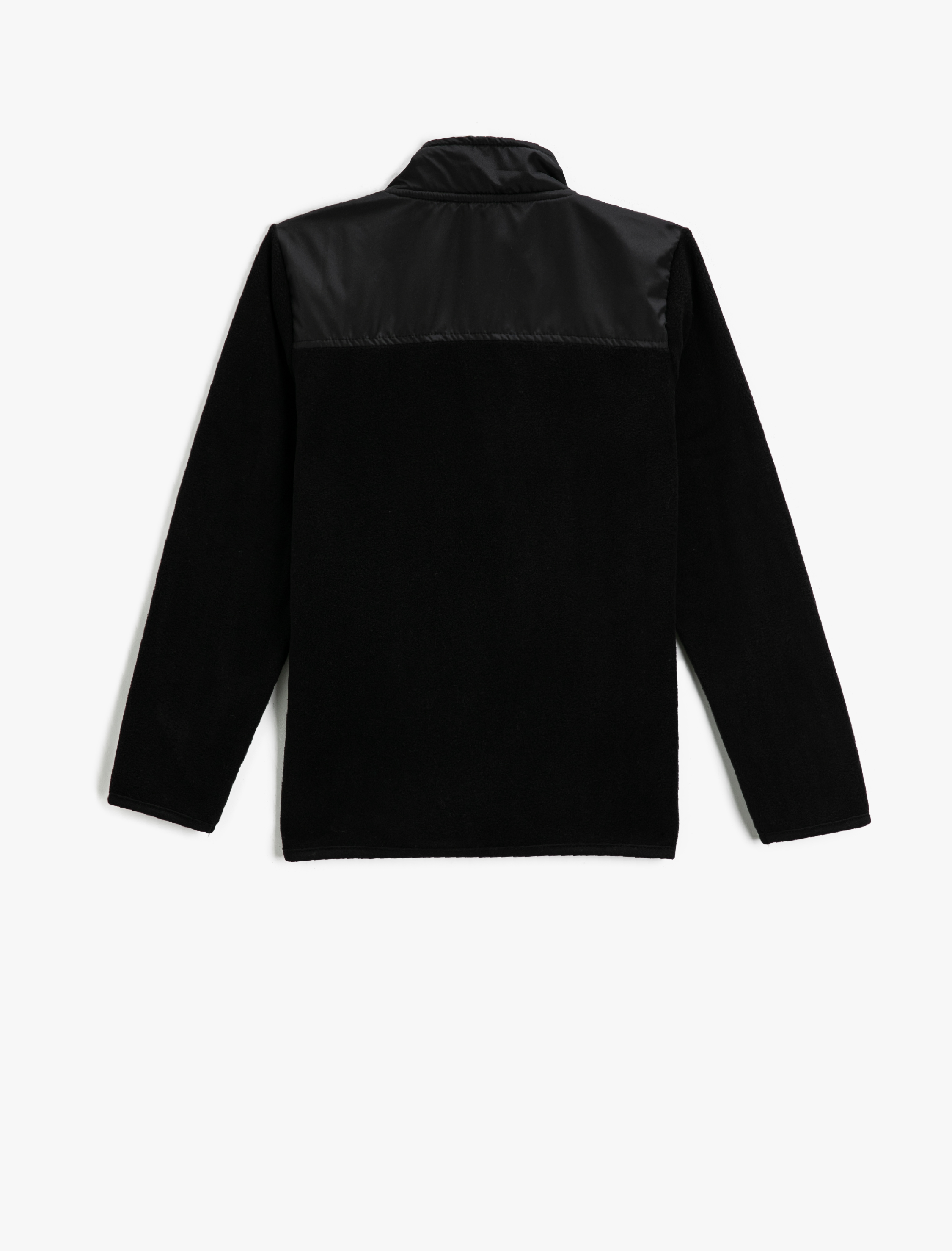  Erkek Çocuk Basic Polar Fermuarlı Hırka Dik Yaka