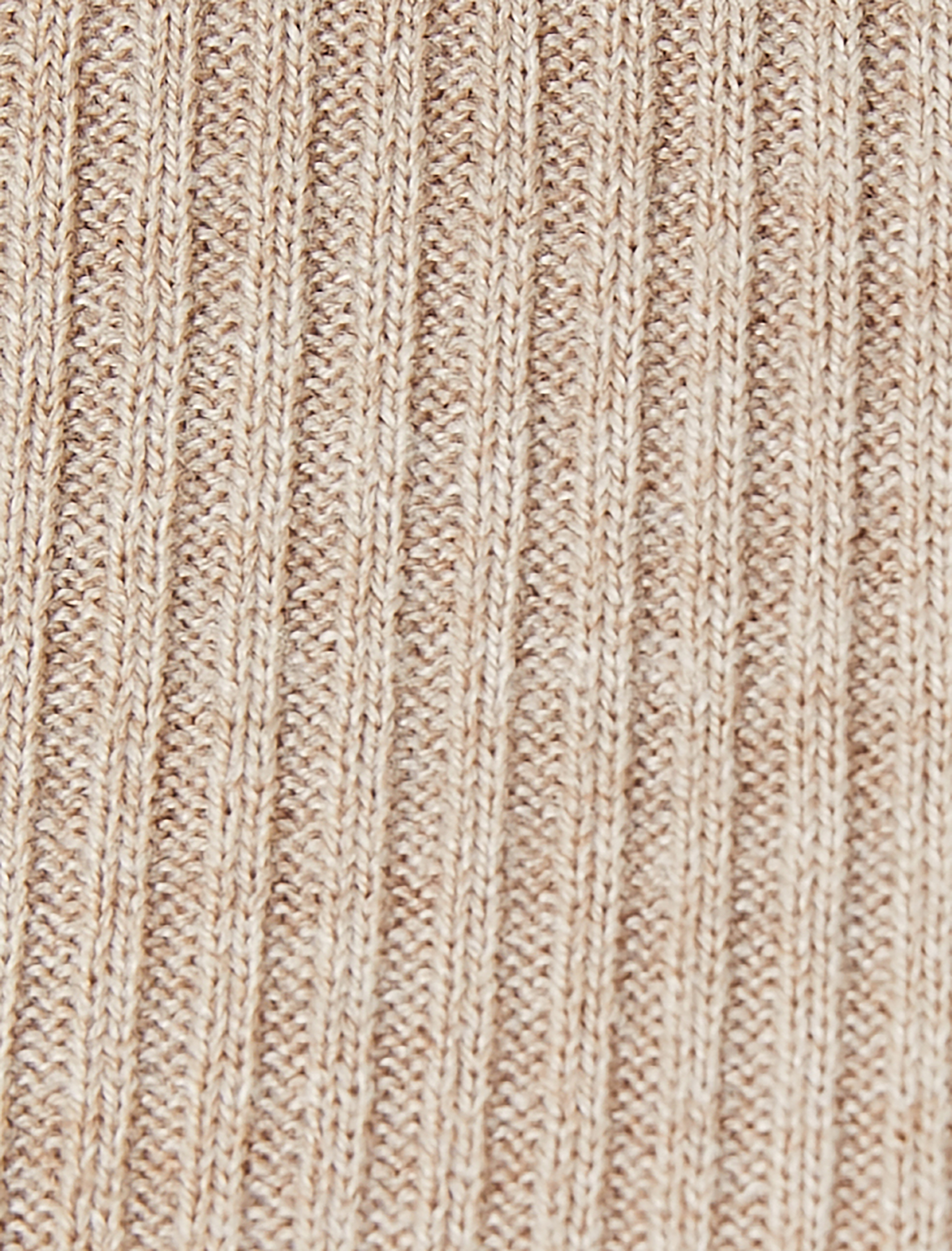   Triko Kazak Bisiklet Yaka Uzun Kollu Fitilli Kaşmir Dokulu