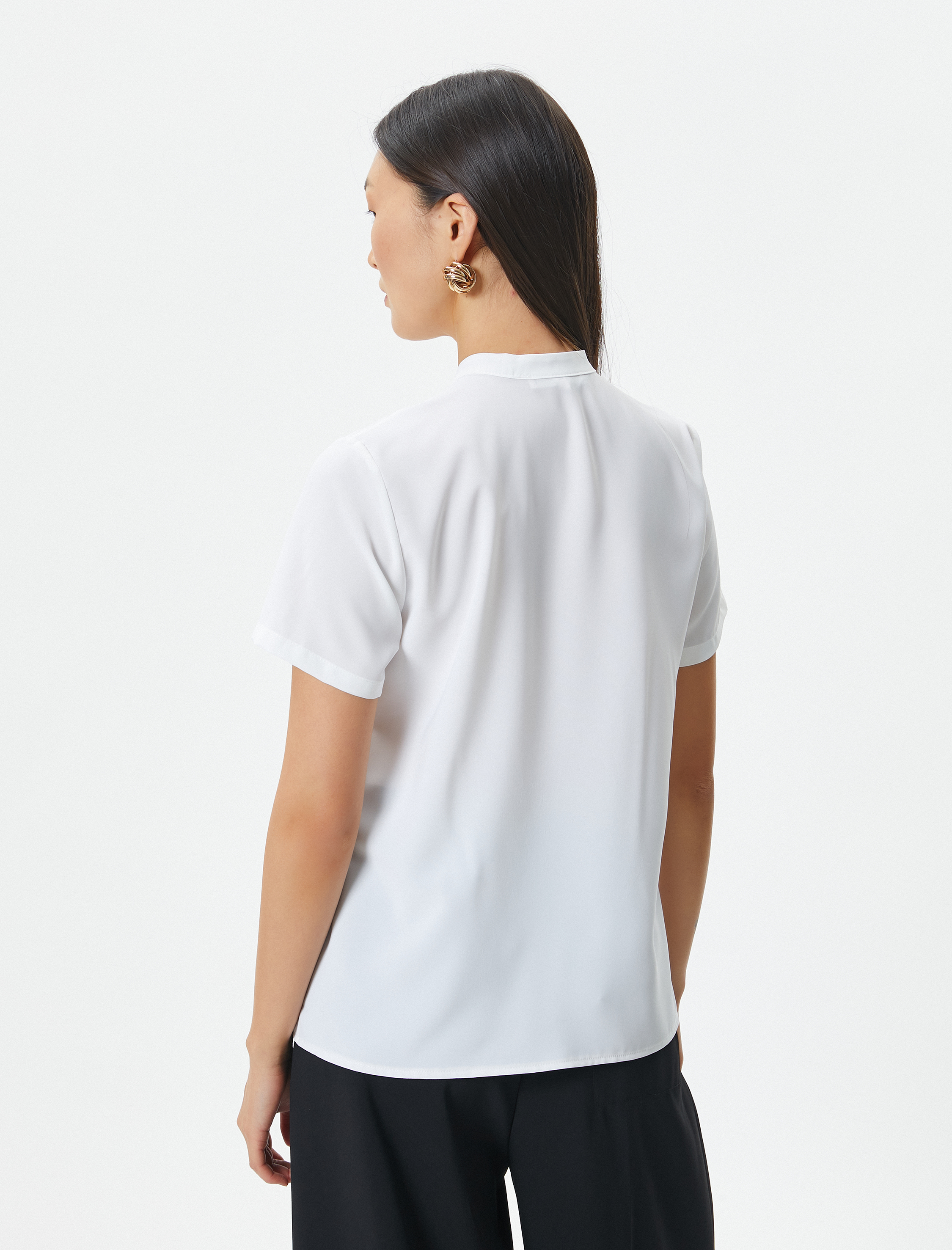 Hakim Yaka Gömlek Kısa Kollu Robalı