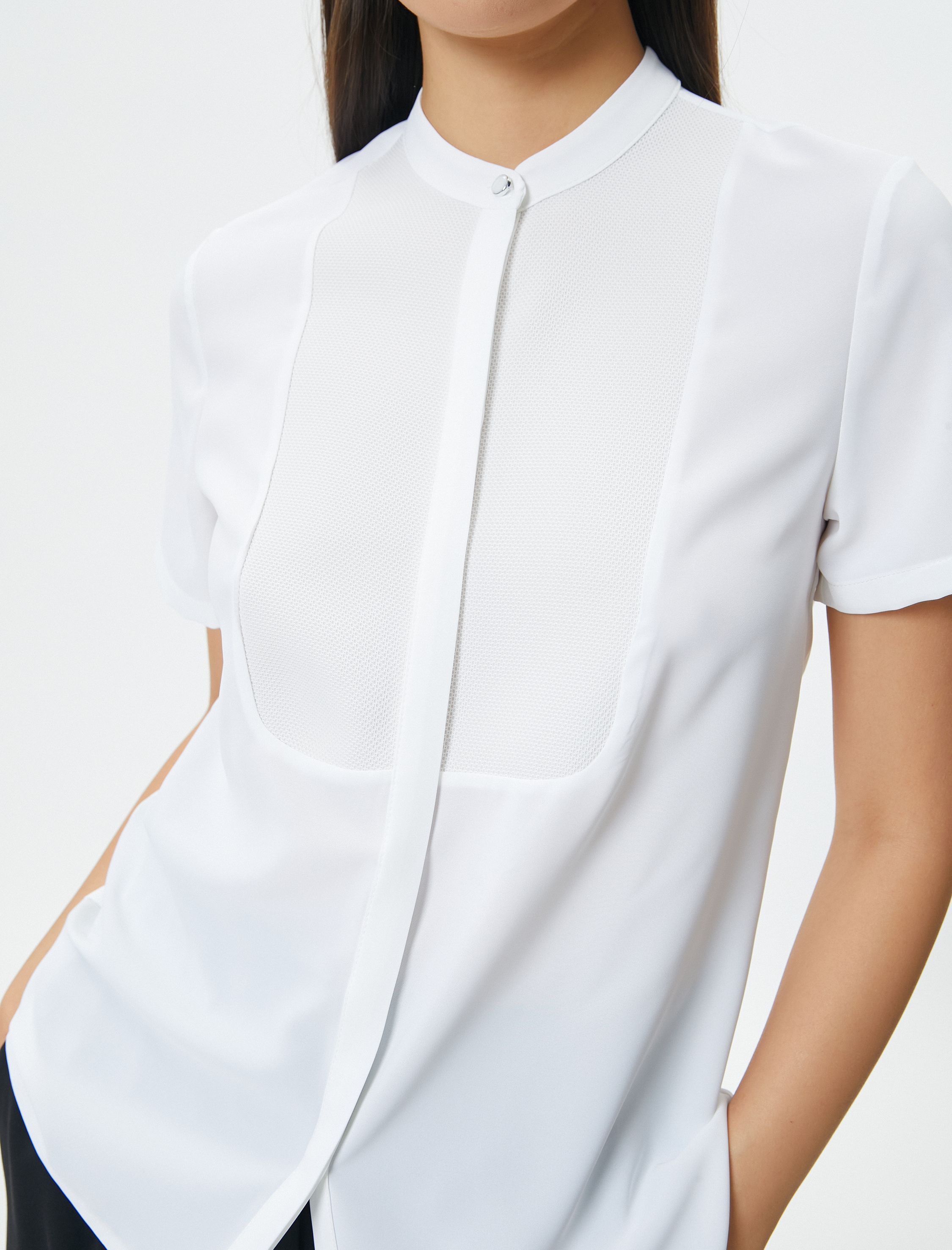 Hakim Yaka Gömlek Kısa Kollu Robalı