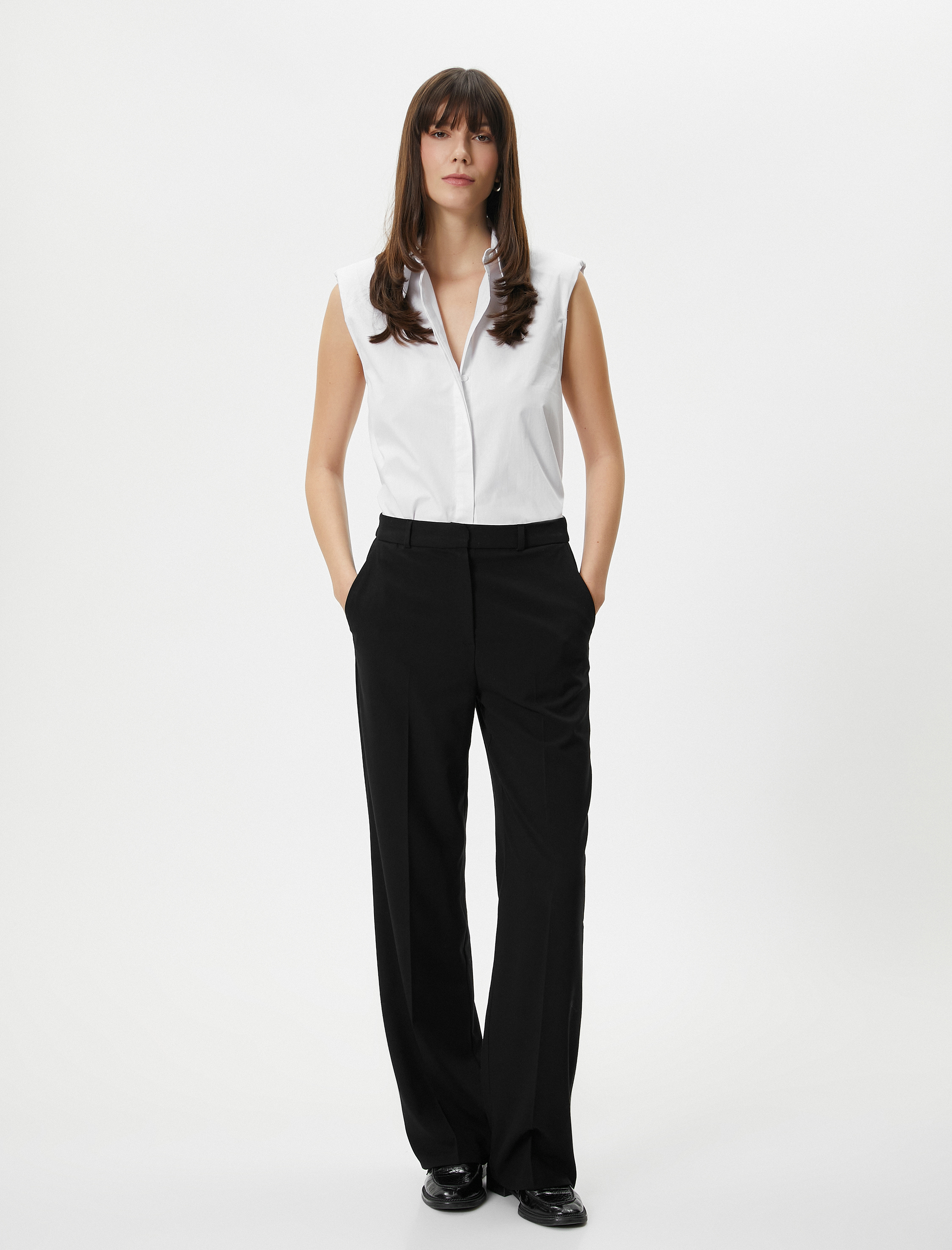   Kolsuz Gömlek Düğmeli Vatkalı Klasik Yaka