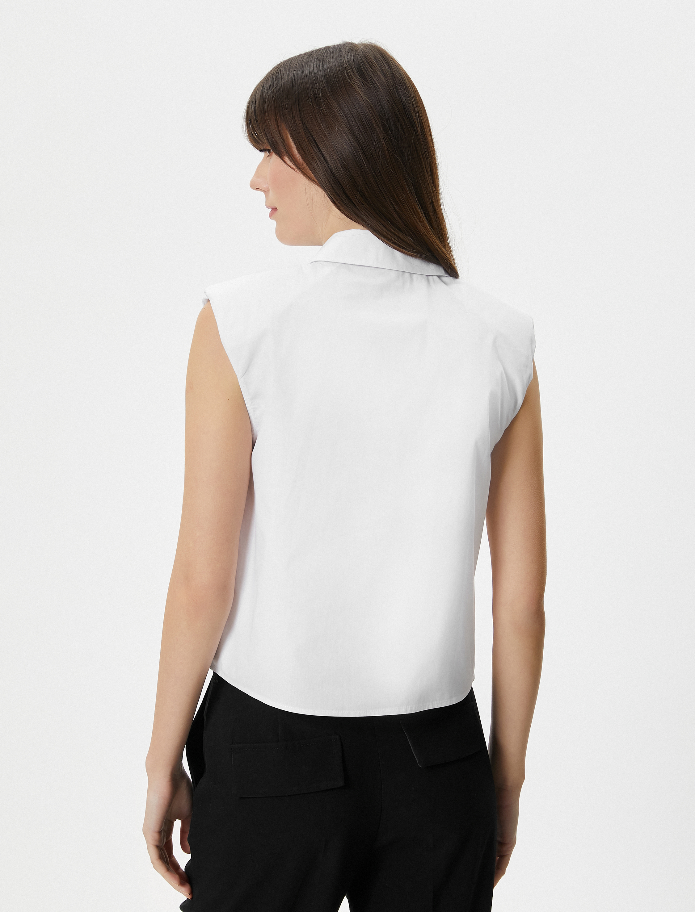   Kolsuz Gömlek Düğmeli Vatkalı Klasik Yaka