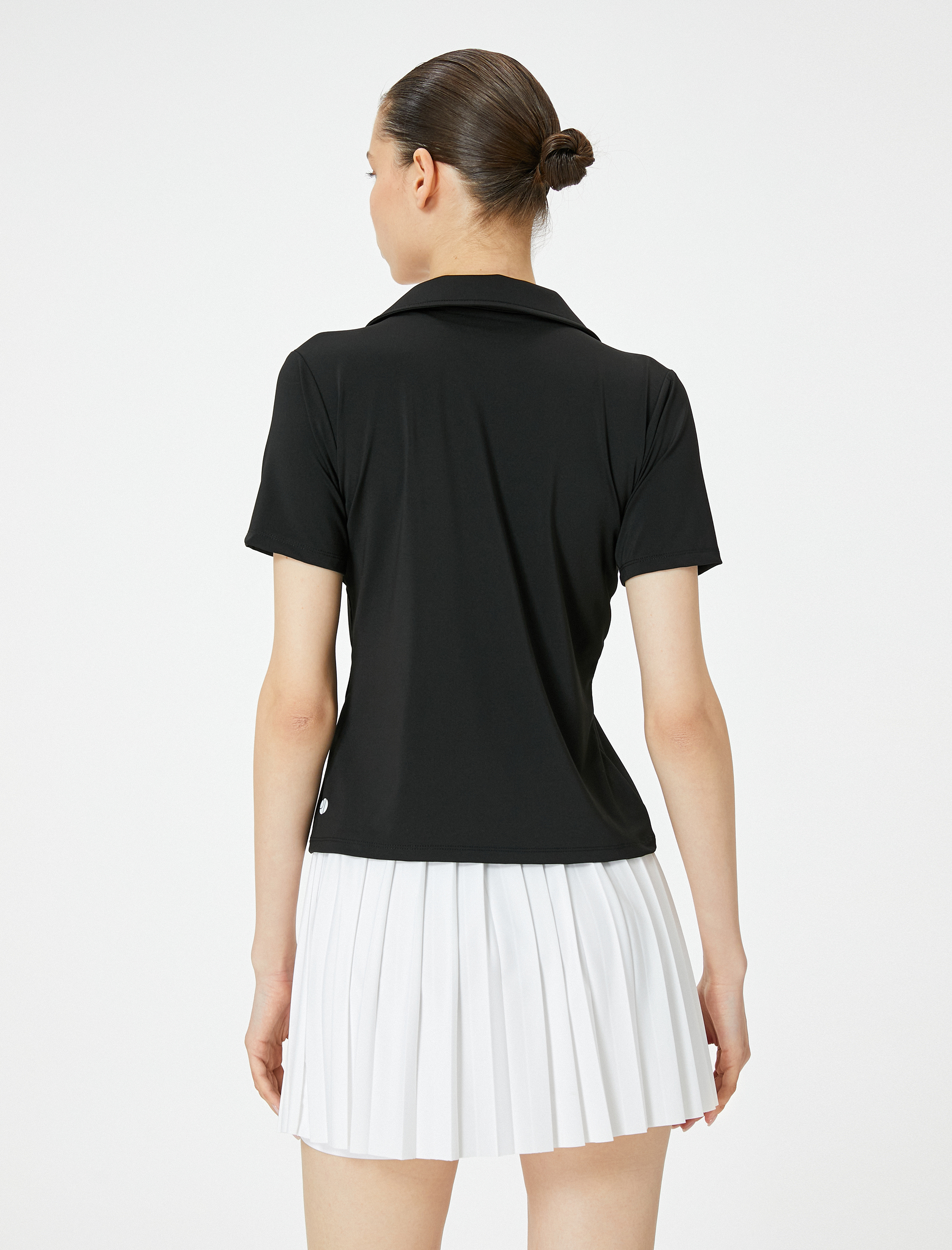   Spor Polo Yaka Tişört Kısa Kollu