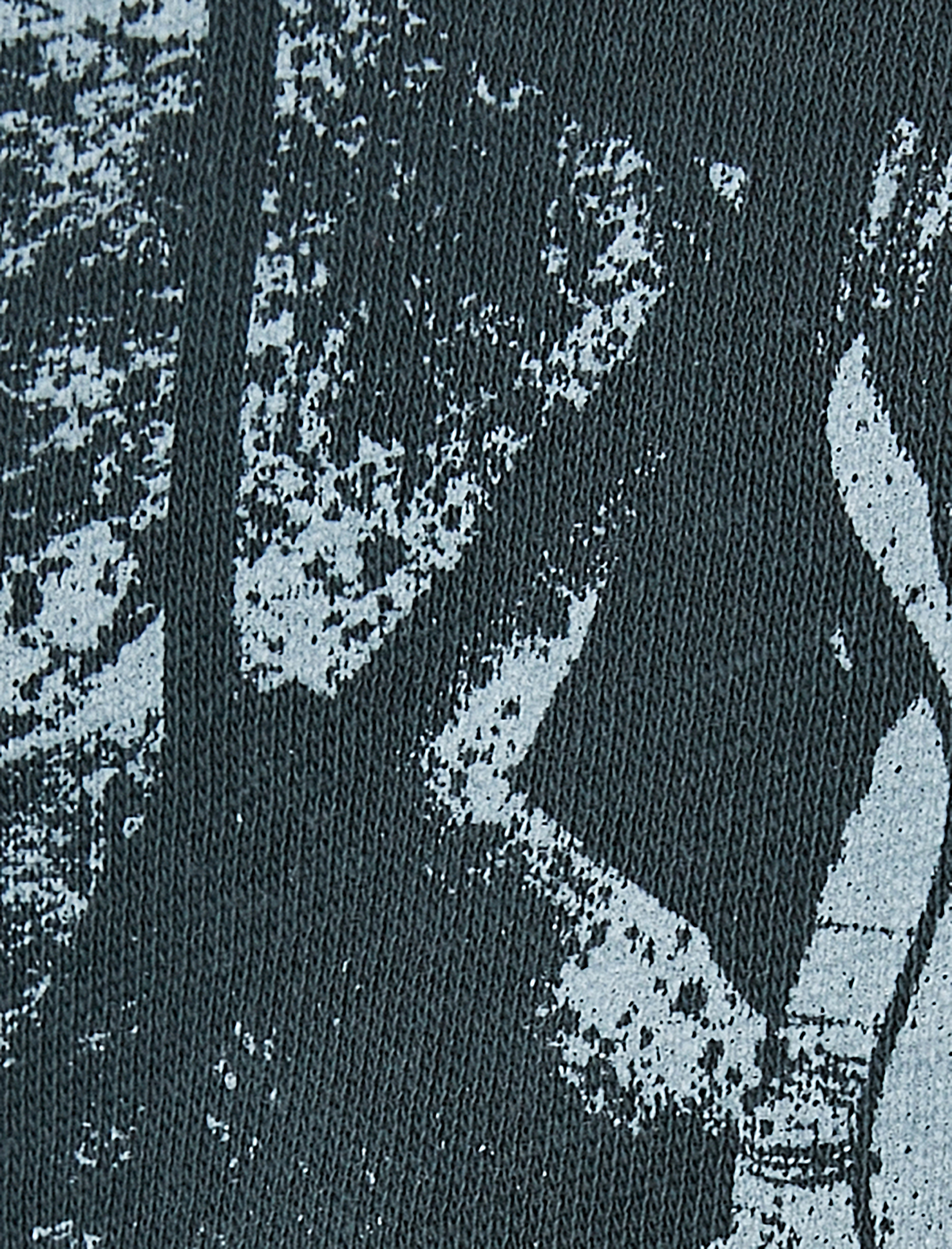   Yıpratılmış Baskılı Tişört Baskılı Soluk Efektli Kısa Kollu Bisiklet Yaka