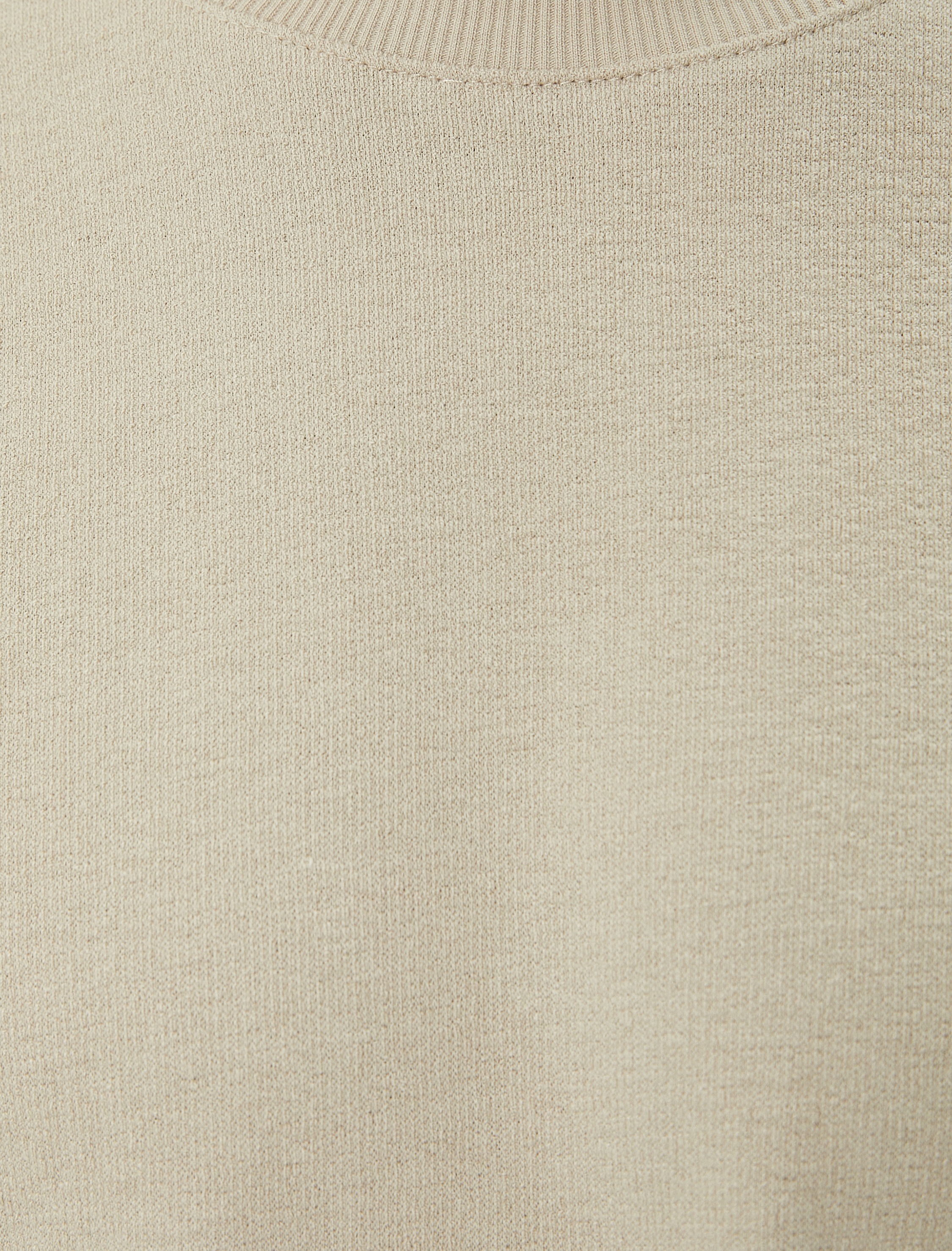   Basic Tişört Dokulu Etiket Baskılı Bisiklet Yaka Kısa Kollu