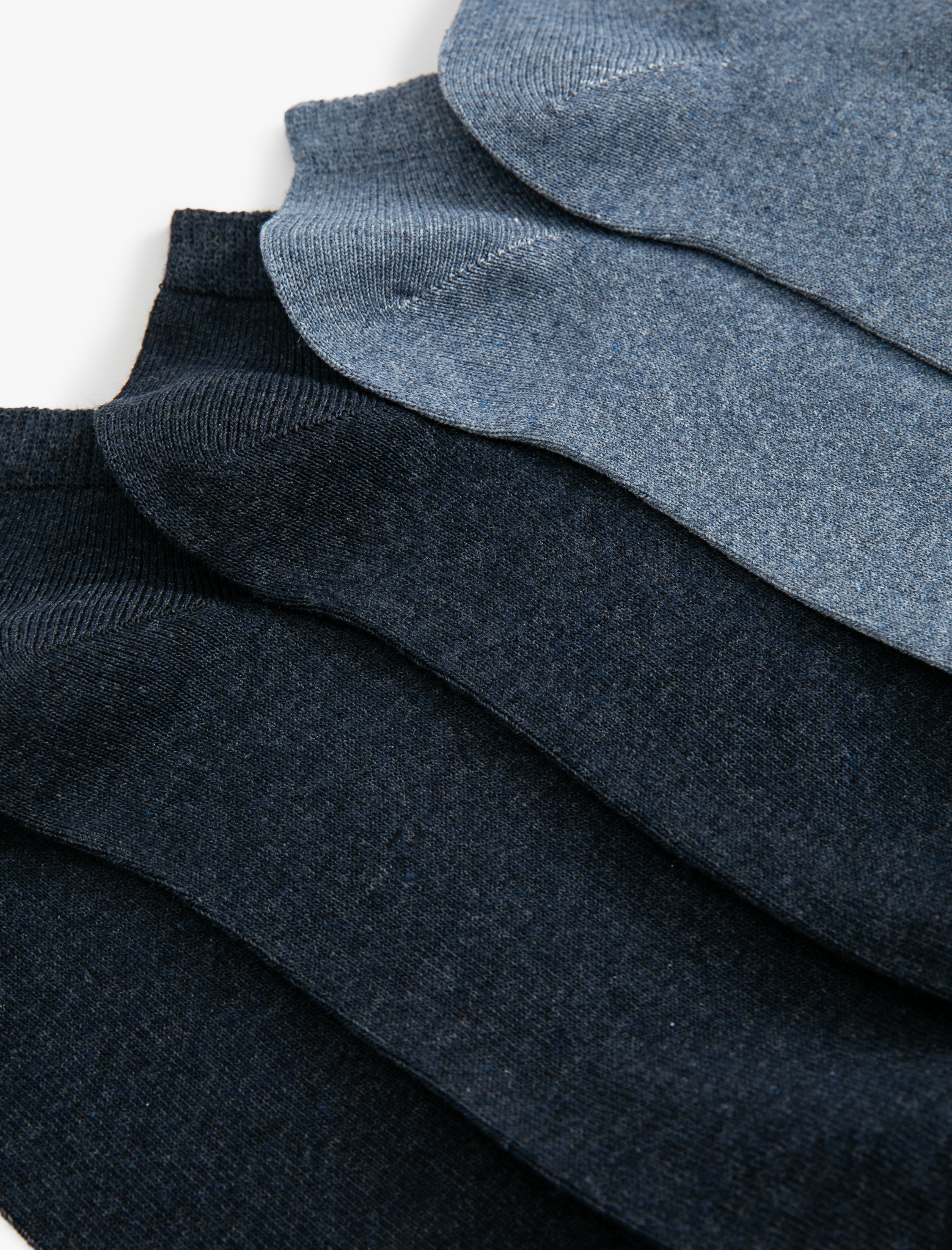  Erkek Basic 5'li Patik Çorap Seti Çok Renkli