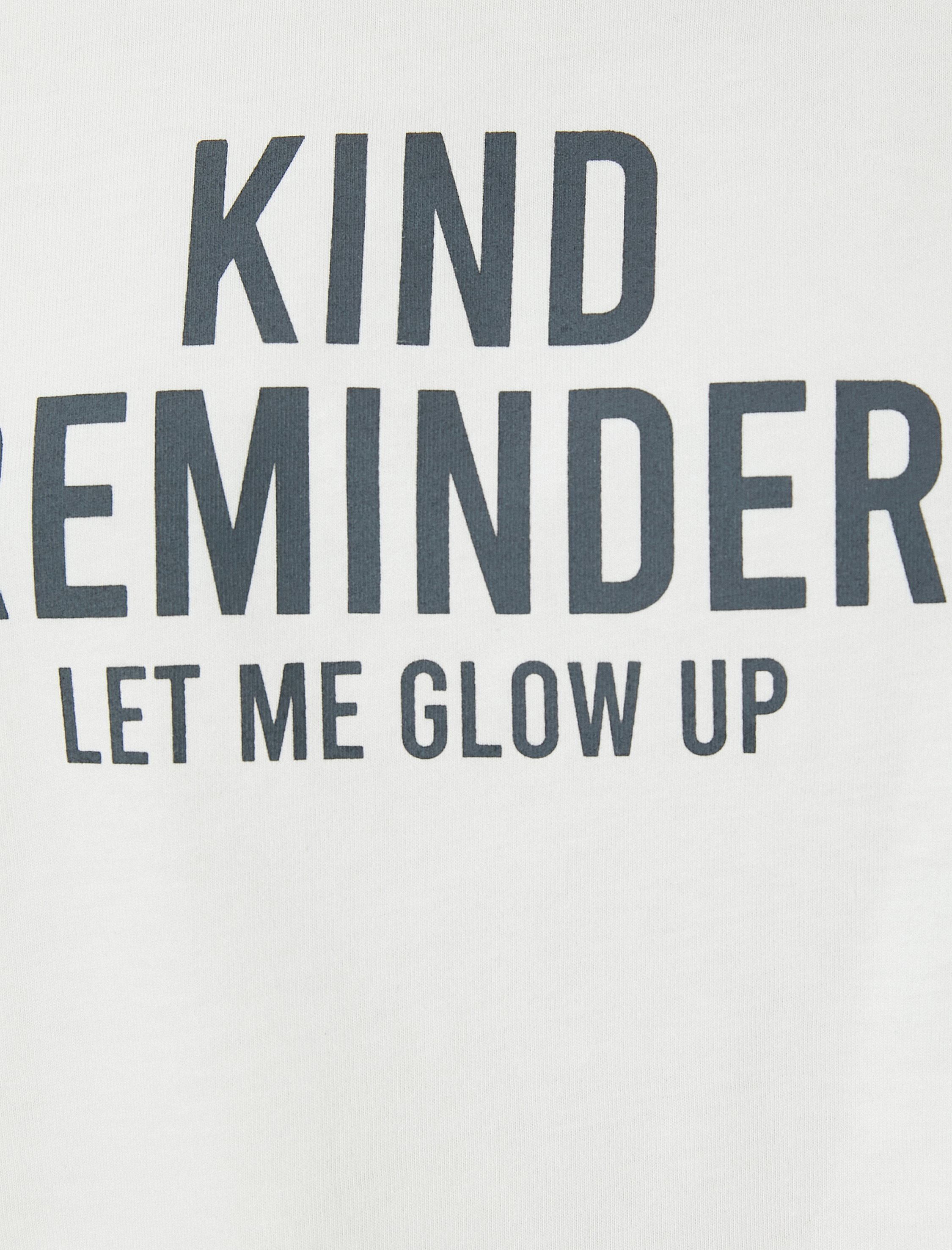   Yuvarlak Yaka Baskılı Tişört Kısa Kollu Pamuklu