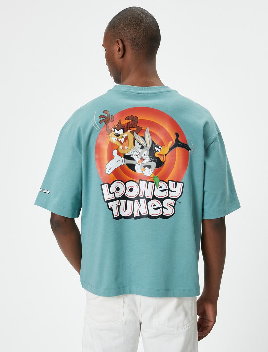   Looney Tunes Oversize Tişört Lisanslı Arkası Baskılı