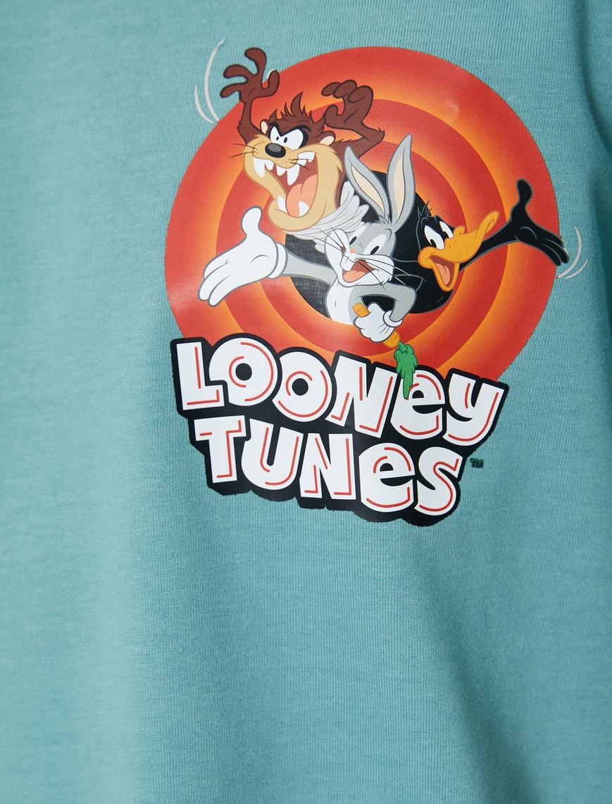   Looney Tunes Oversize Tişört Lisanslı Arkası Baskılı