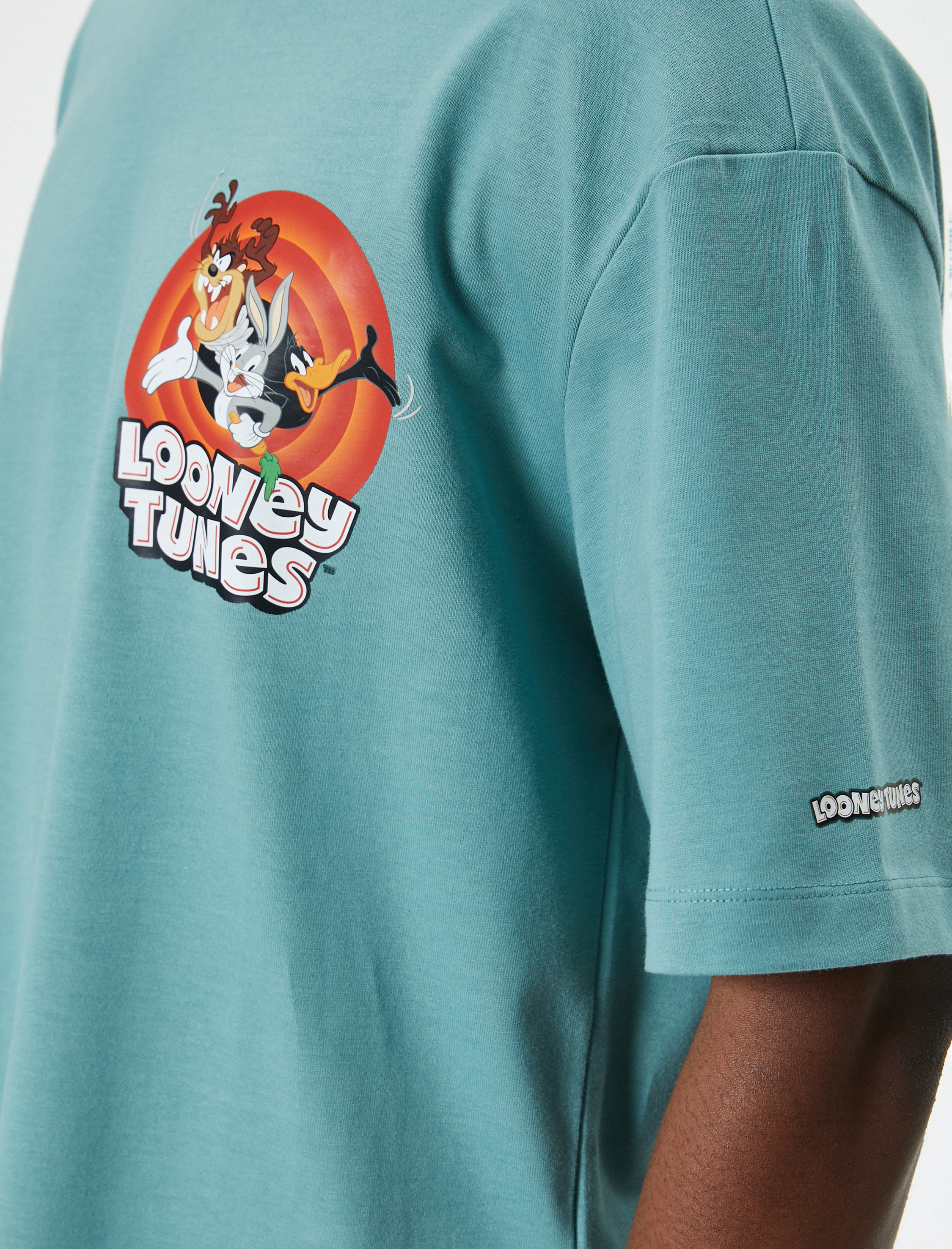   Looney Tunes Oversize Tişört Lisanslı Arkası Baskılı