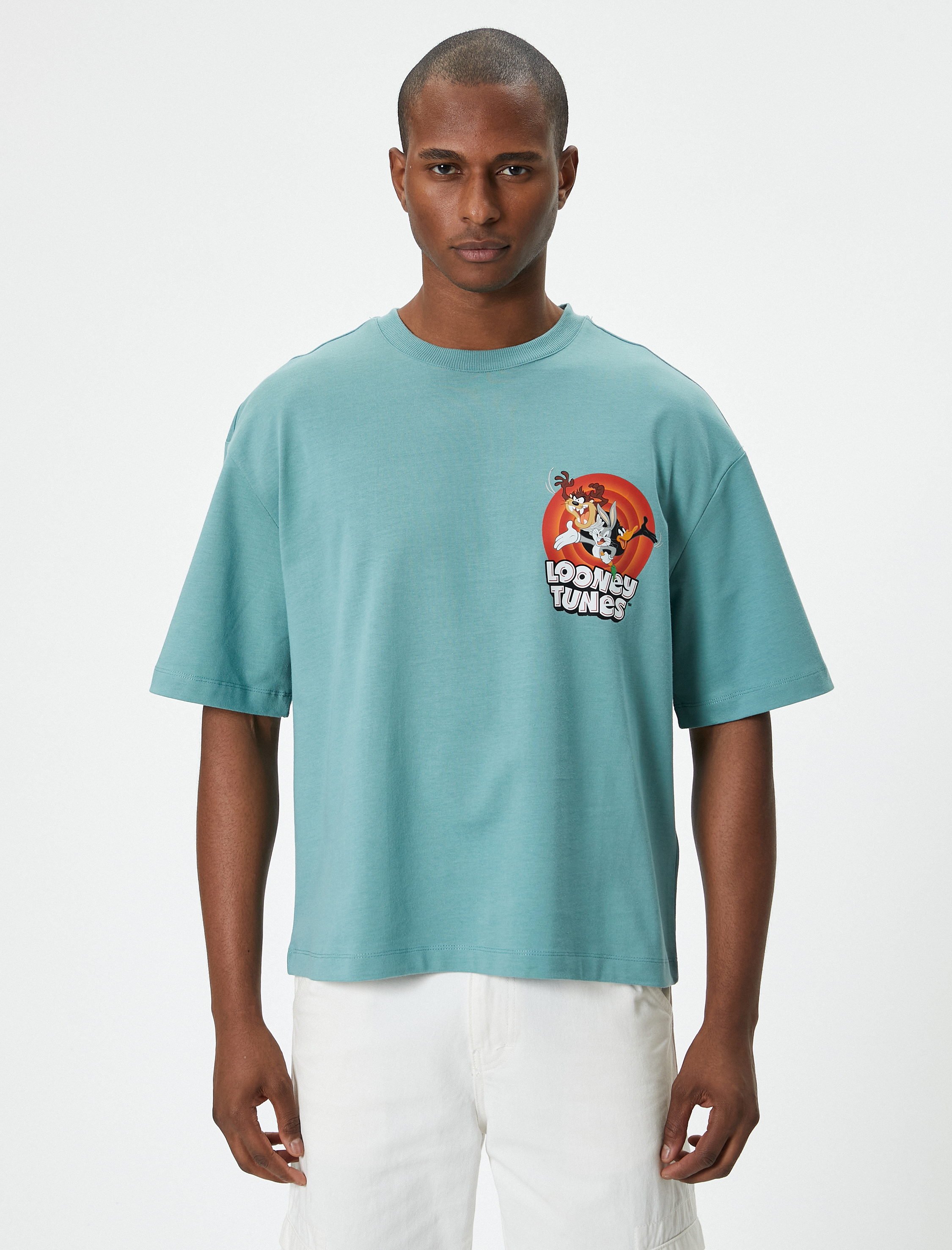   Looney Tunes Oversize Tişört Lisanslı Arkası Baskılı