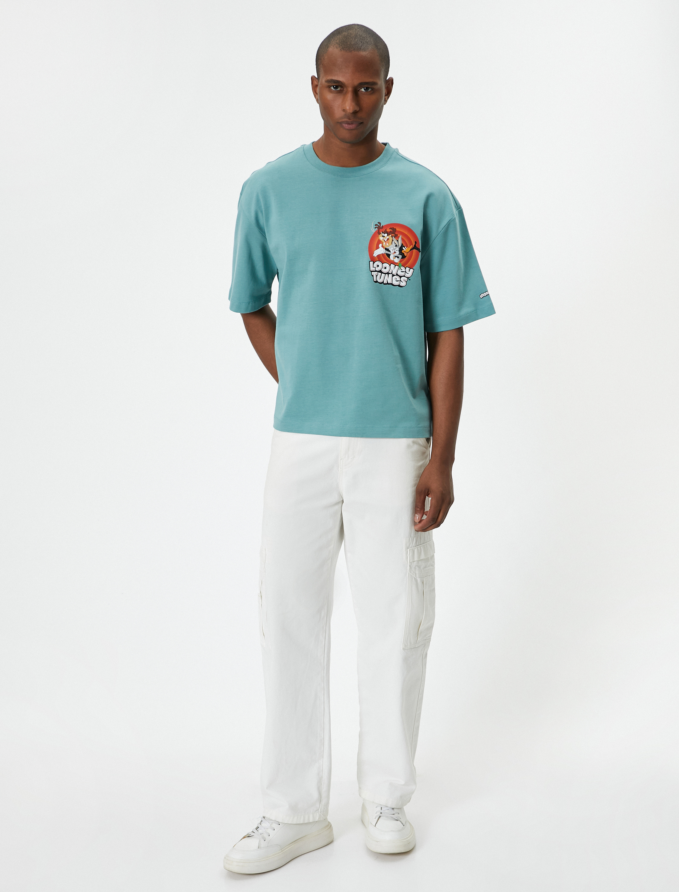   Looney Tunes Oversize Tişört Lisanslı Arkası Baskılı