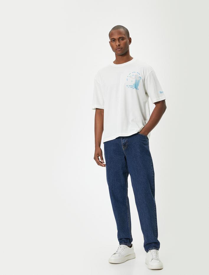  Rick and Morty Oversize Tişört Lisanslı Arkası Baskılı