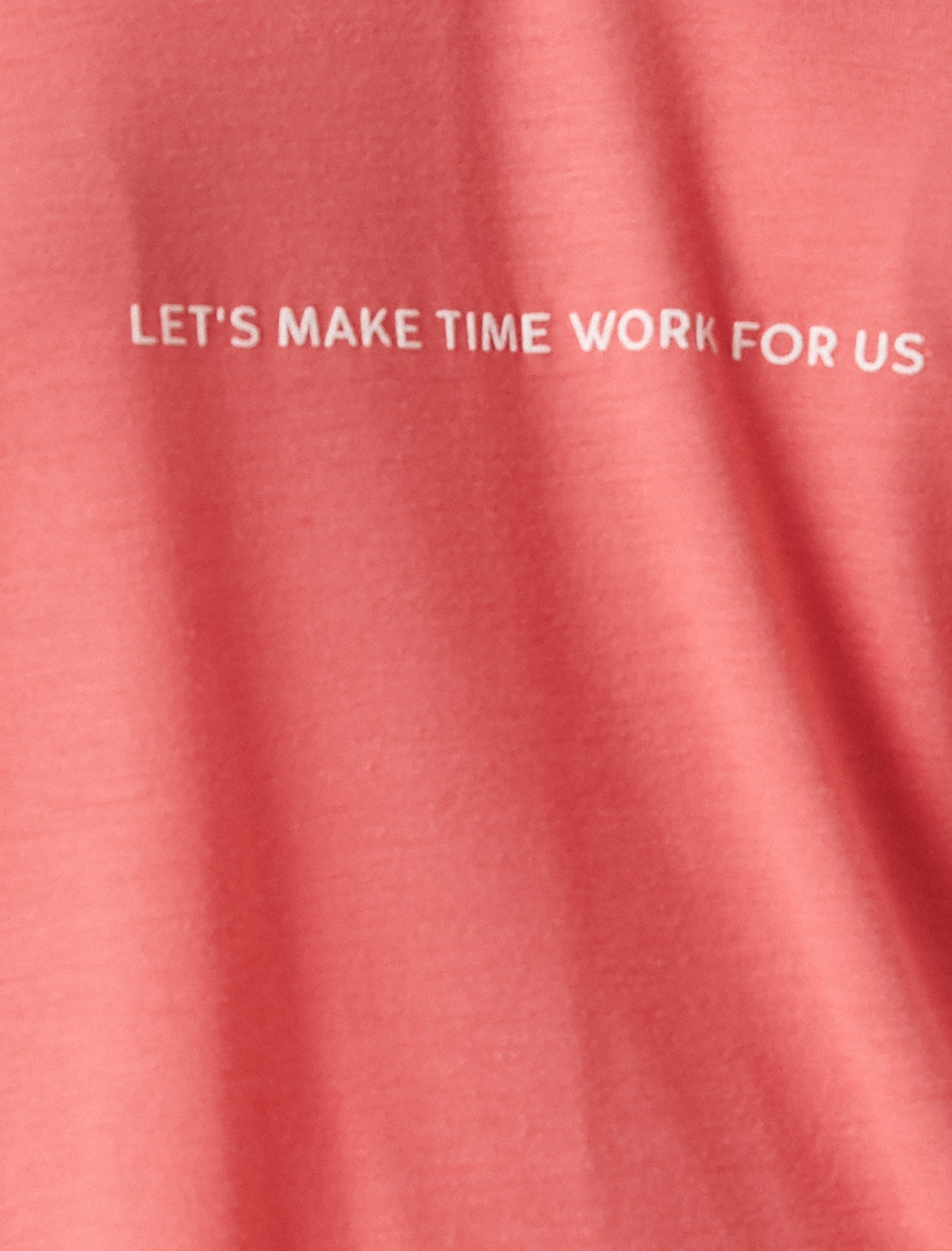   Slogan Baskılı Tişört V Yaka