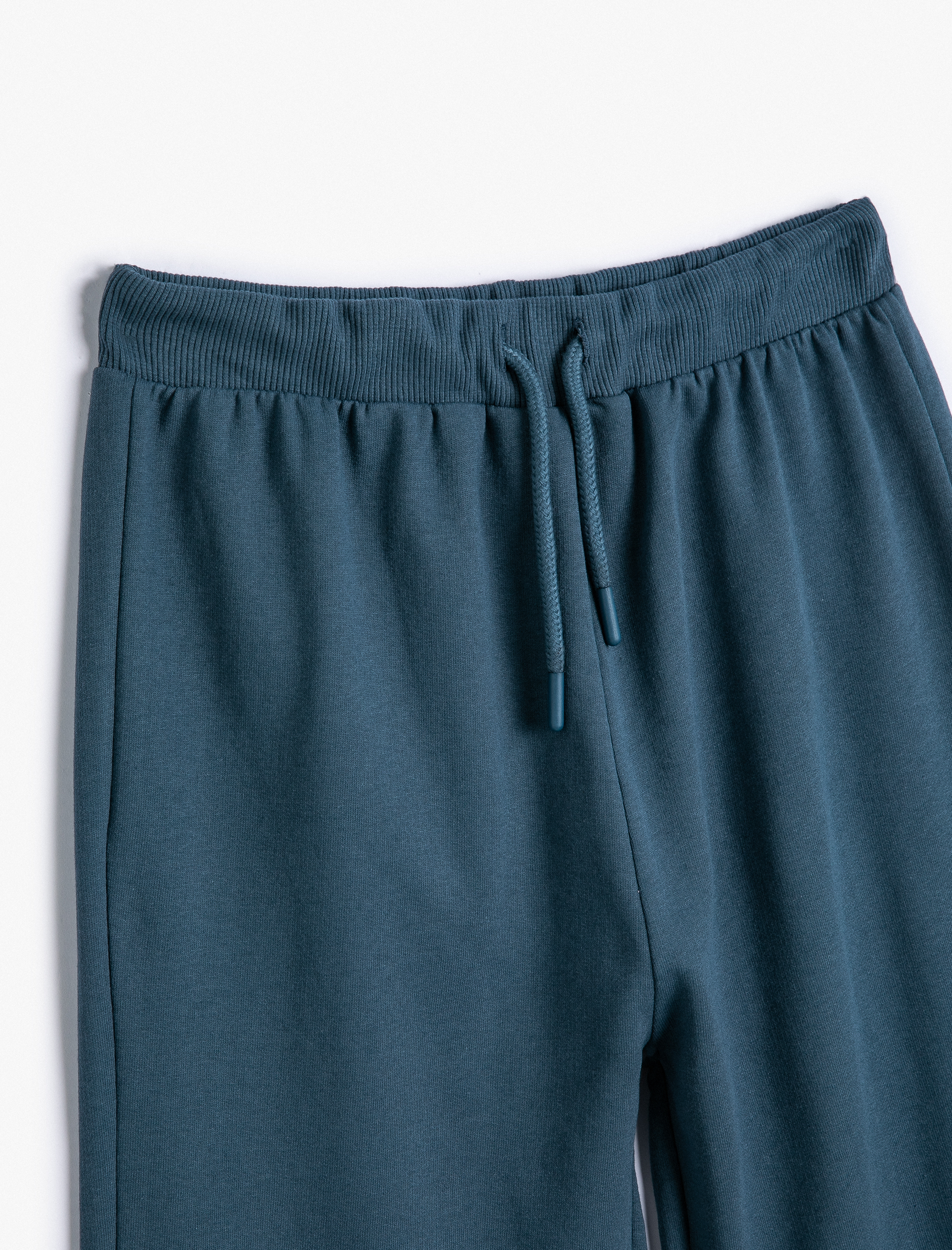  Erkek Çocuk Jogger Eşofman Altı Beli Bağcıklı Paçası Lastikli Şardonlu