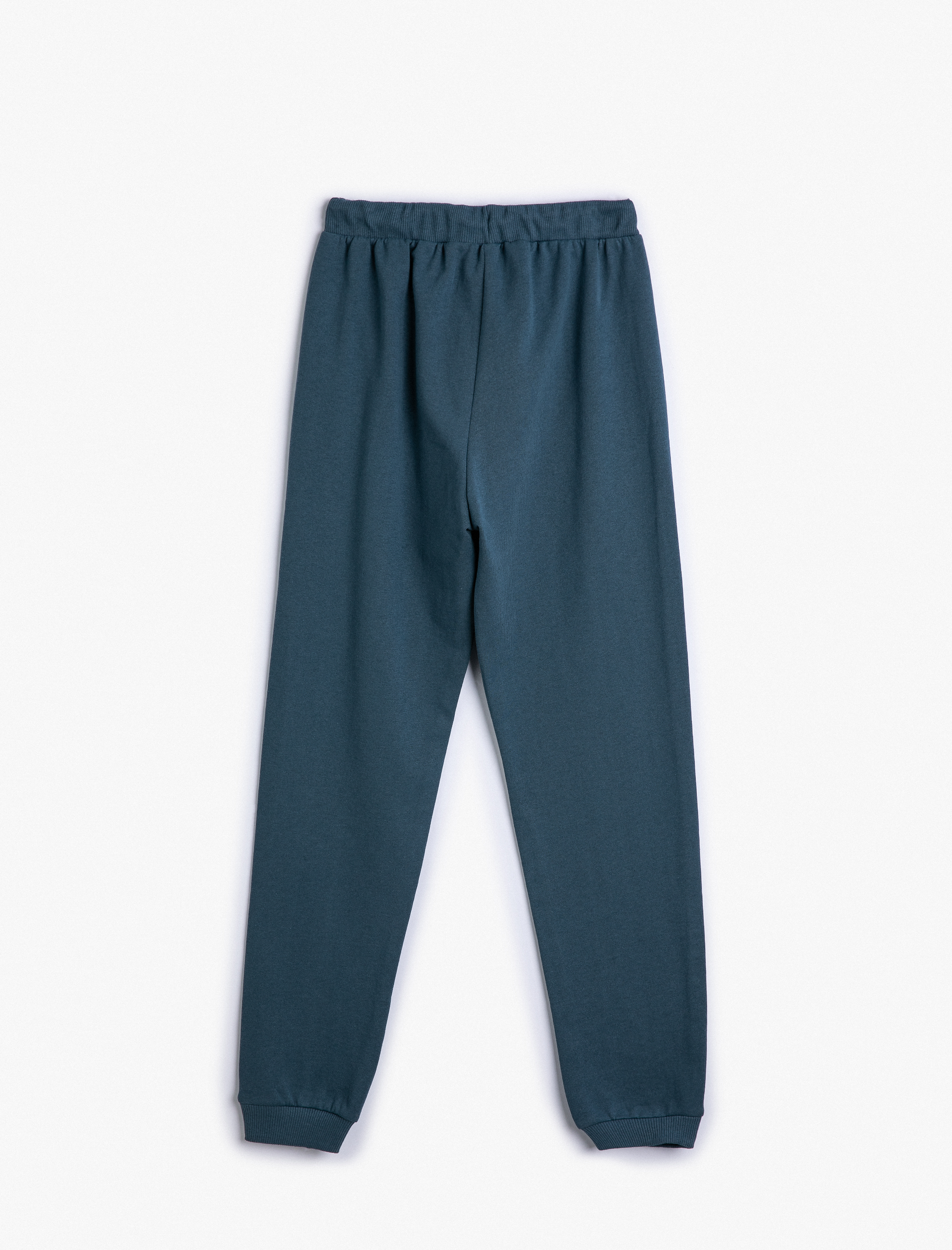  Erkek Çocuk Jogger Eşofman Altı Beli Bağcıklı Paçası Lastikli Şardonlu