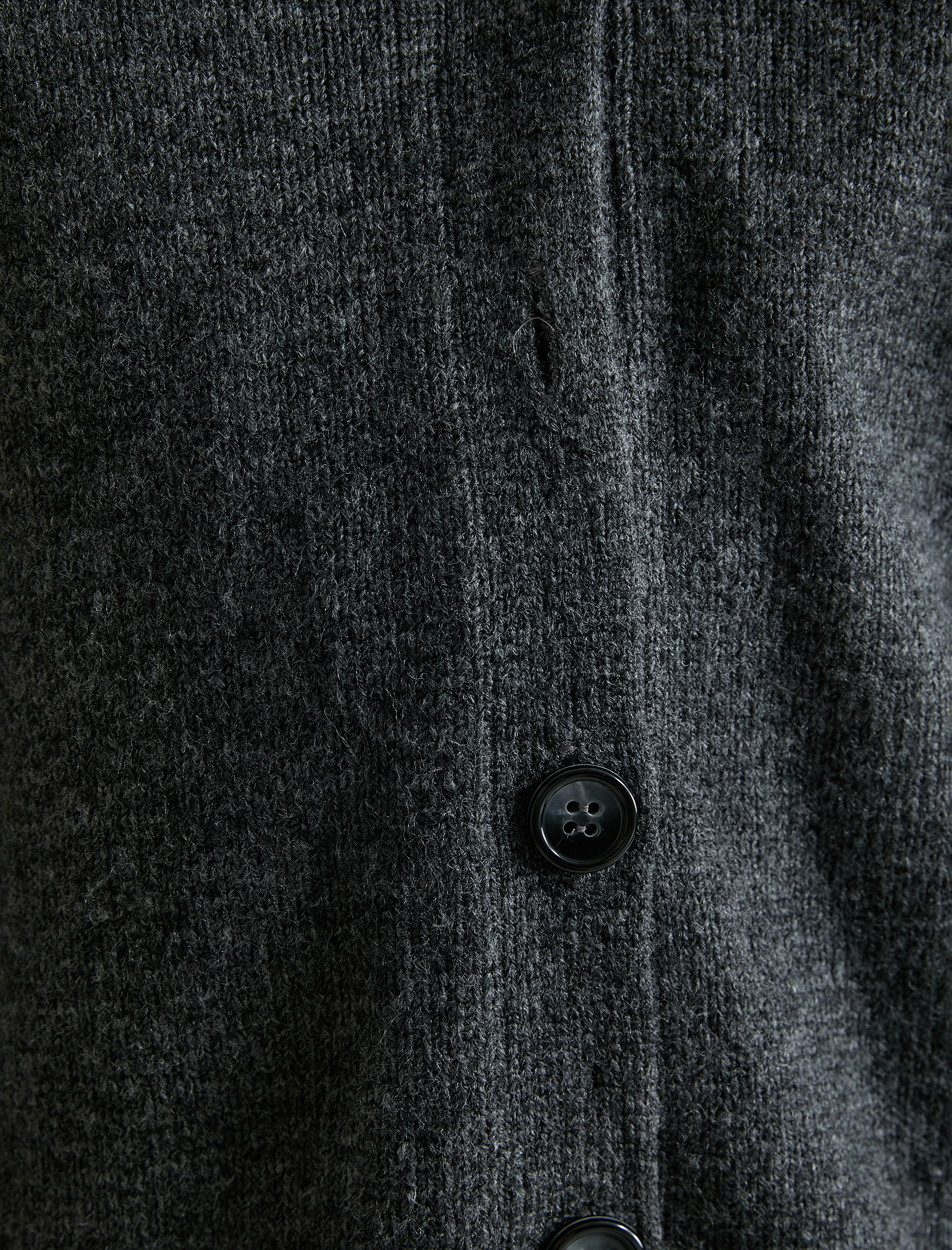   Triko Oversize Hırka V Yaka Düğmeli