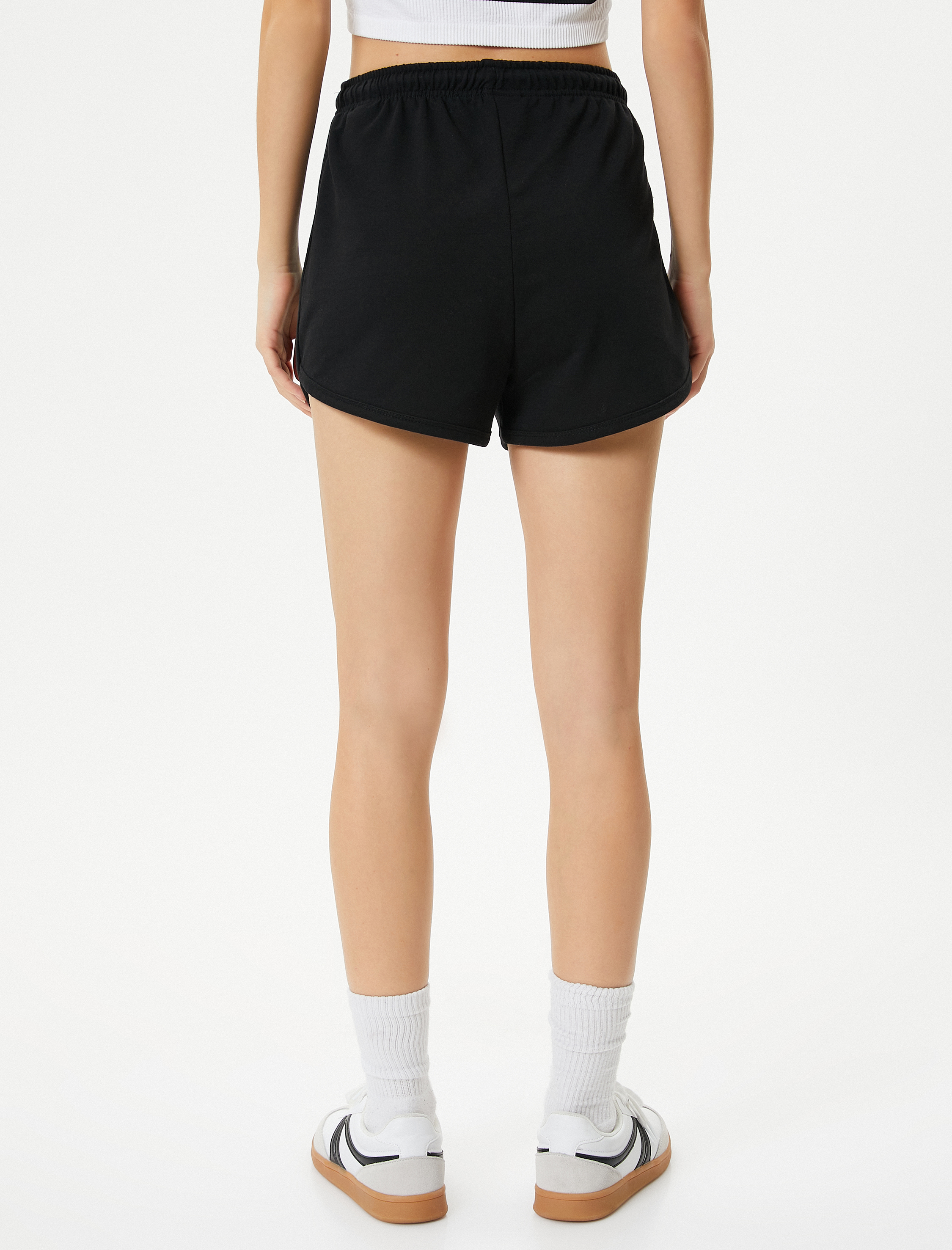   Ekstra Mini Şort Beli Bağlamalı Rahat Kalıp