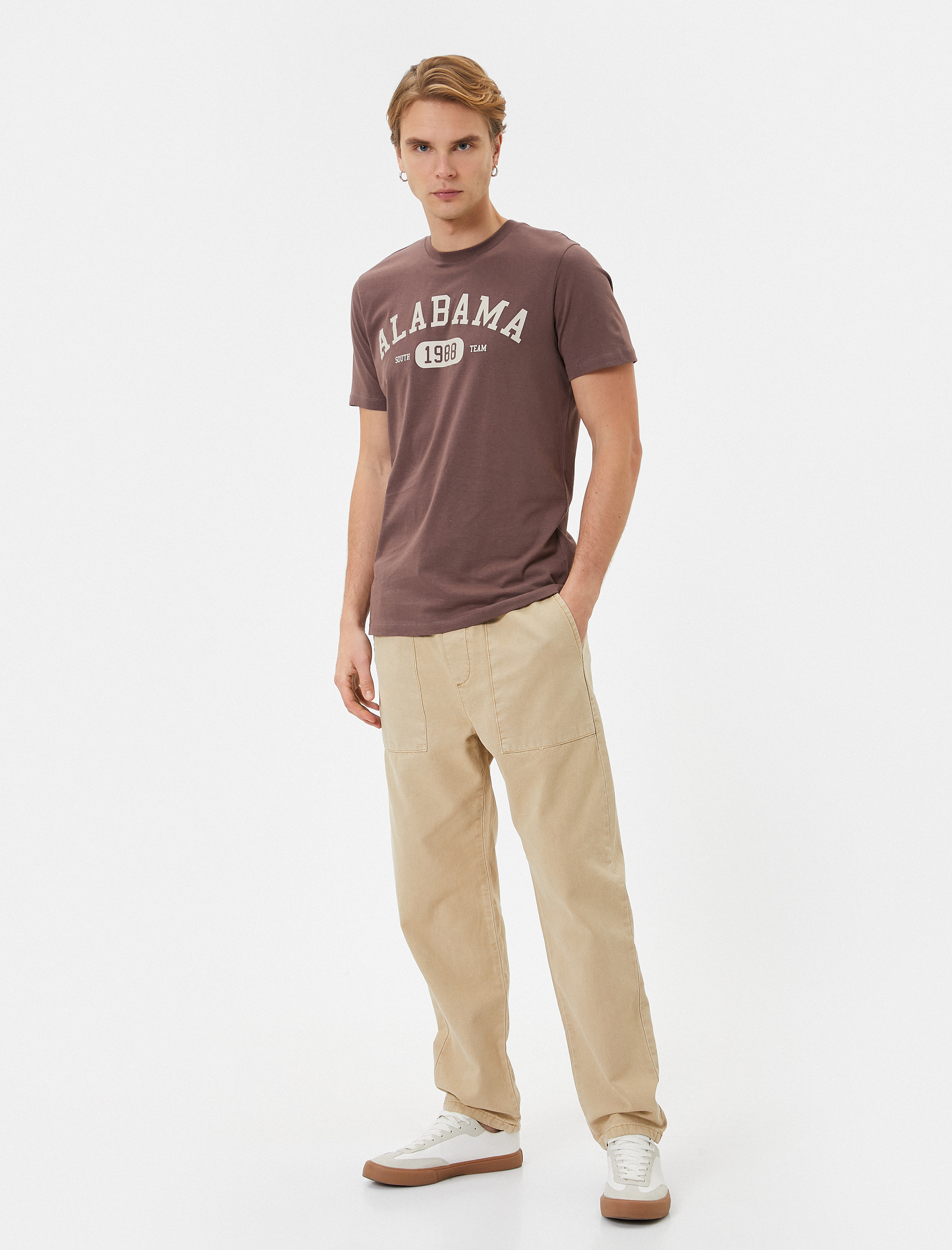   Bol Pantolon Beli Bağcıklı Cep Detaylı