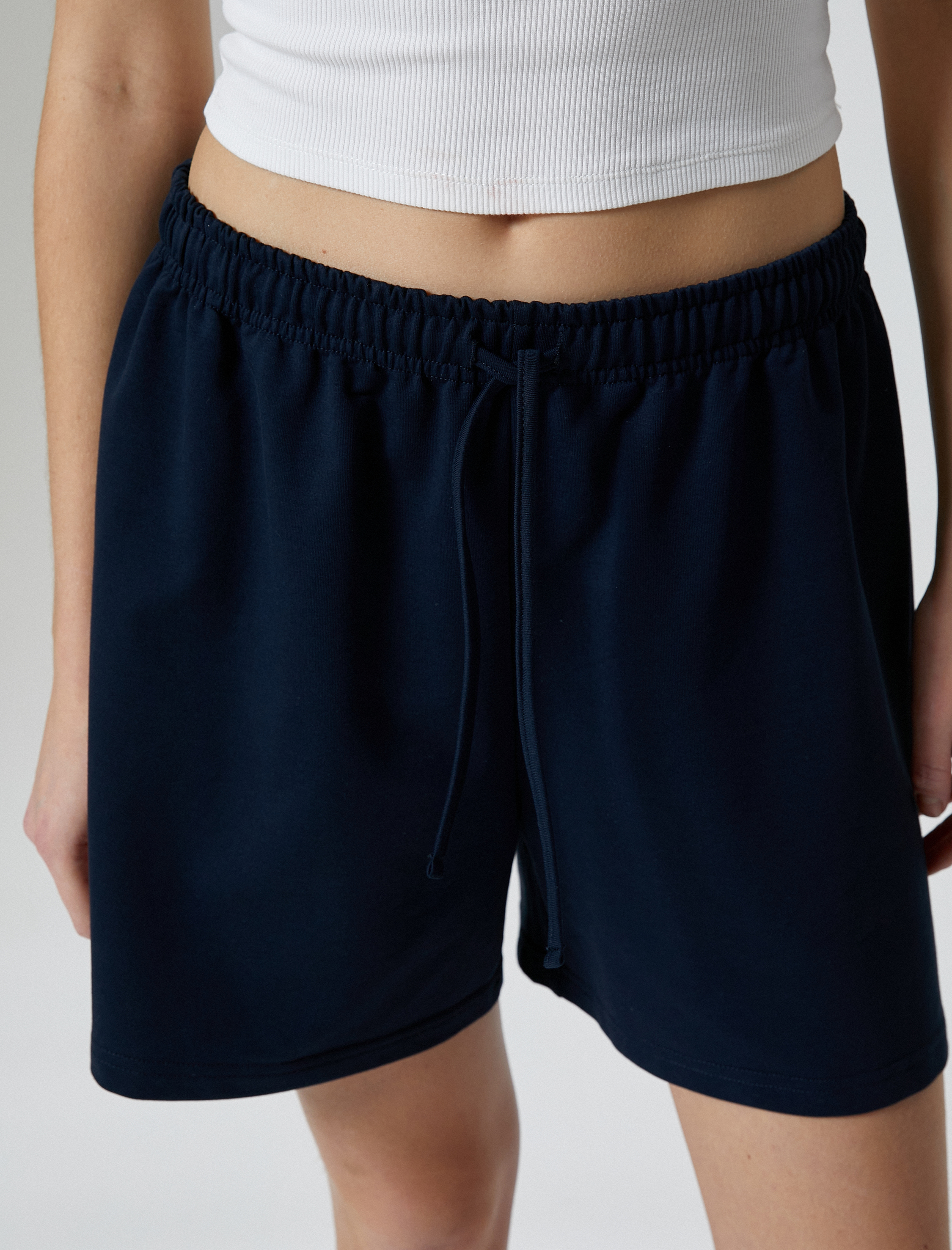   Beli Bağlamalı Şort Rahat Kalıp