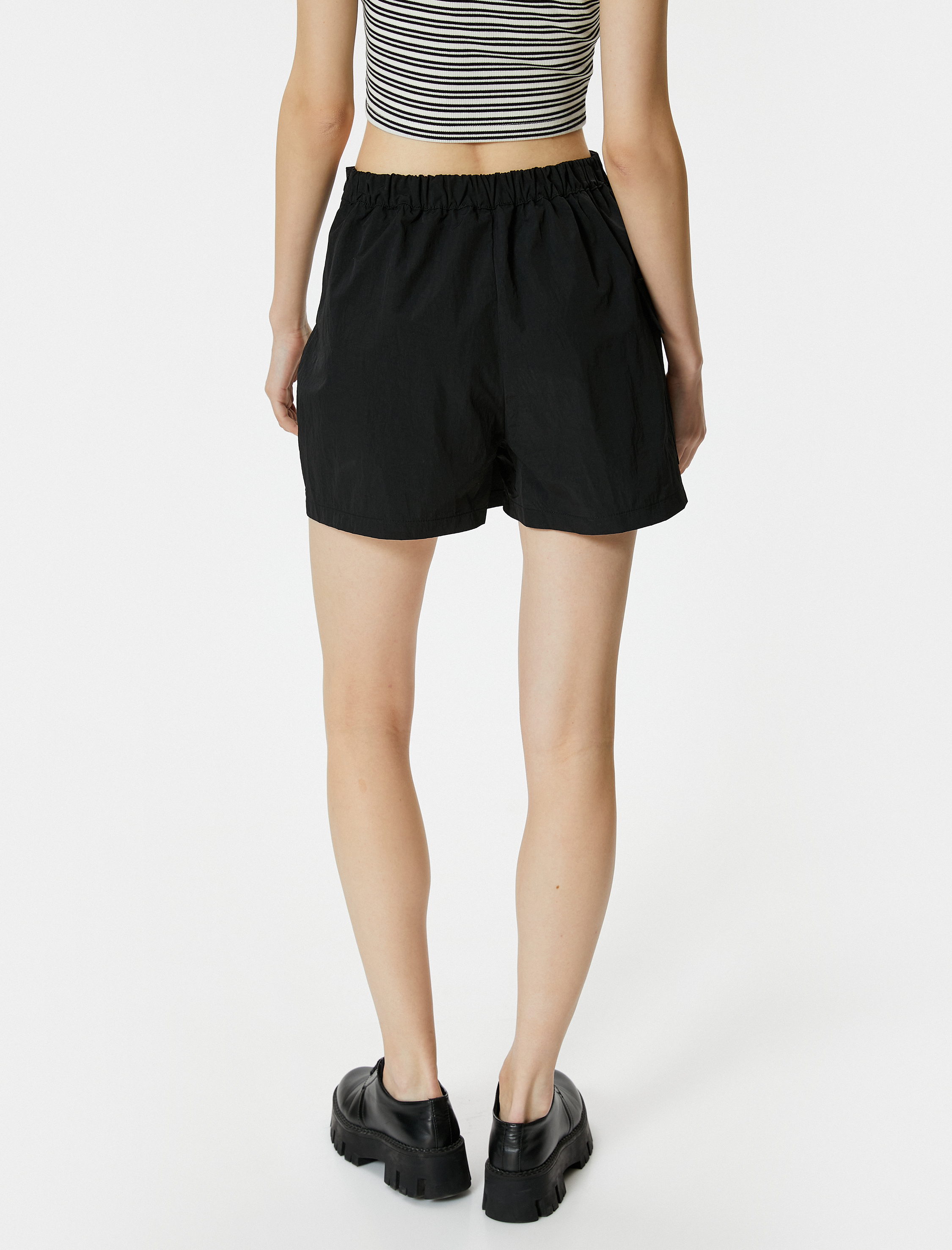   Şort Etek Kargo Cepli Paraşüt Kumaş