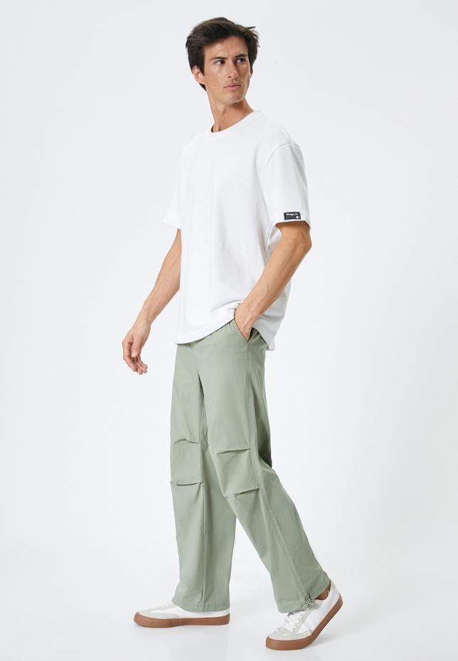  Oversize Paraşüt Pantolon Kargo Cep Detaylı