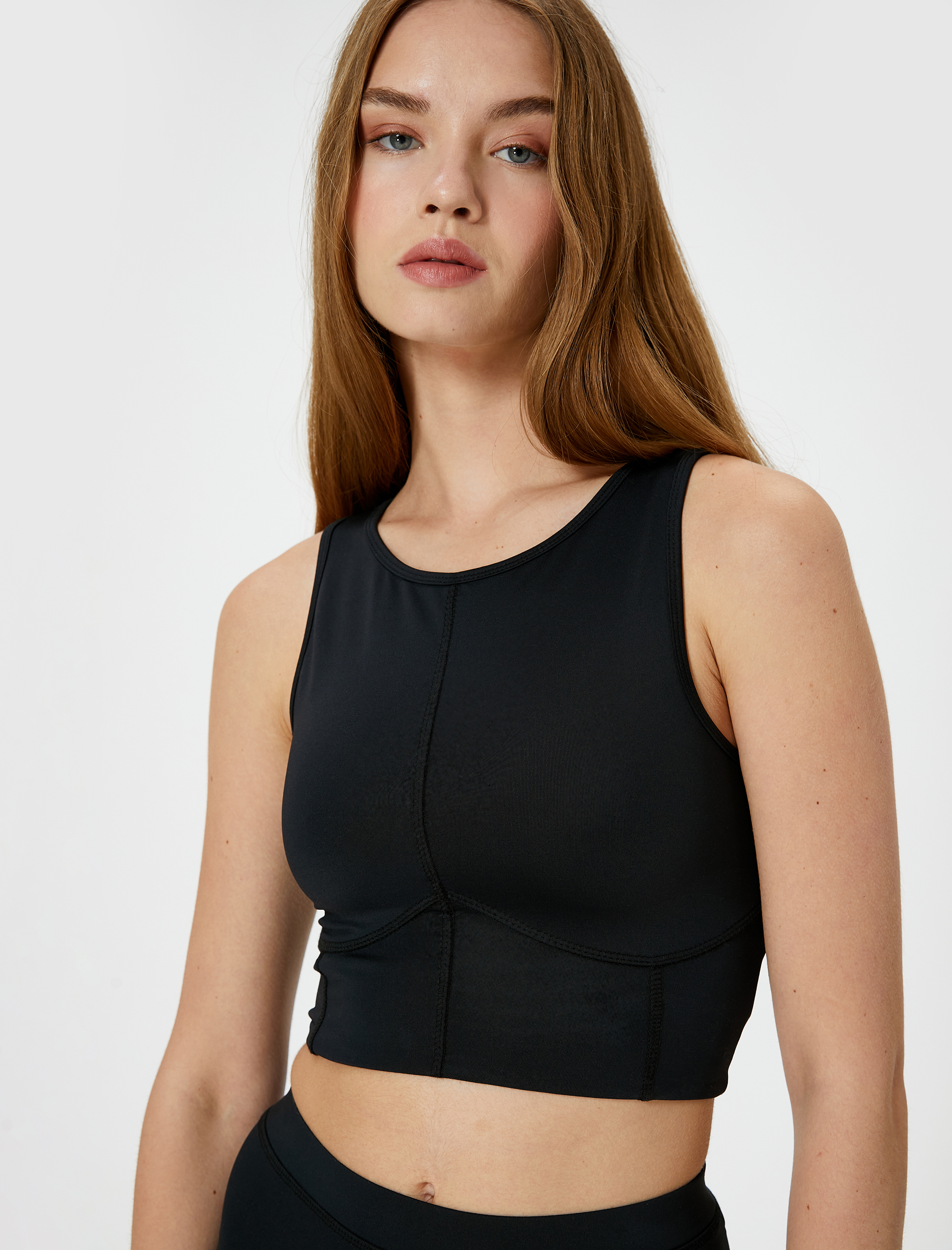 Koton Kadın Arkası Pencere Detaylı Sporcu Sütyeni Slim Fit -1