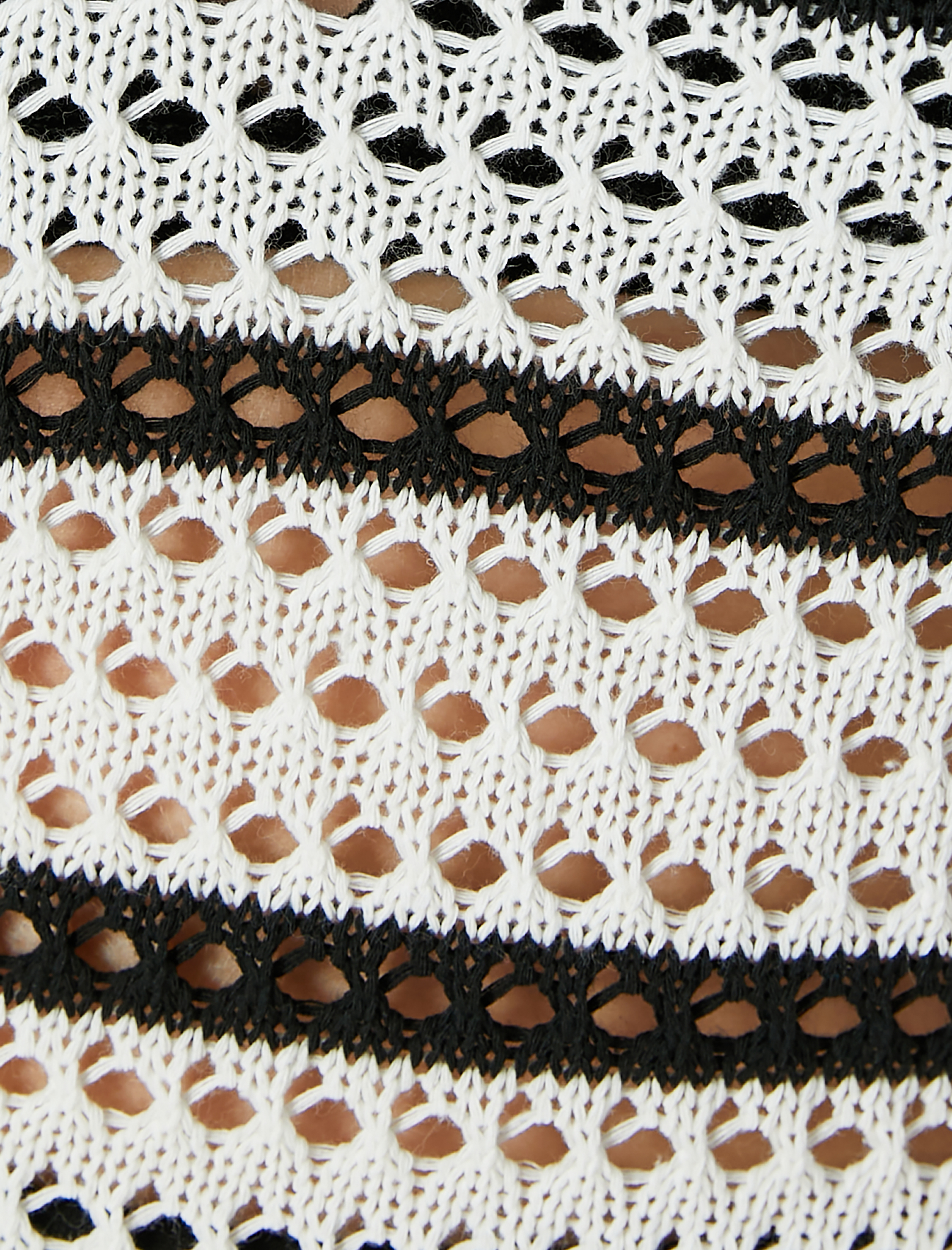   Polo Yaka Kroşe Crop Tişört Kısa Kollu