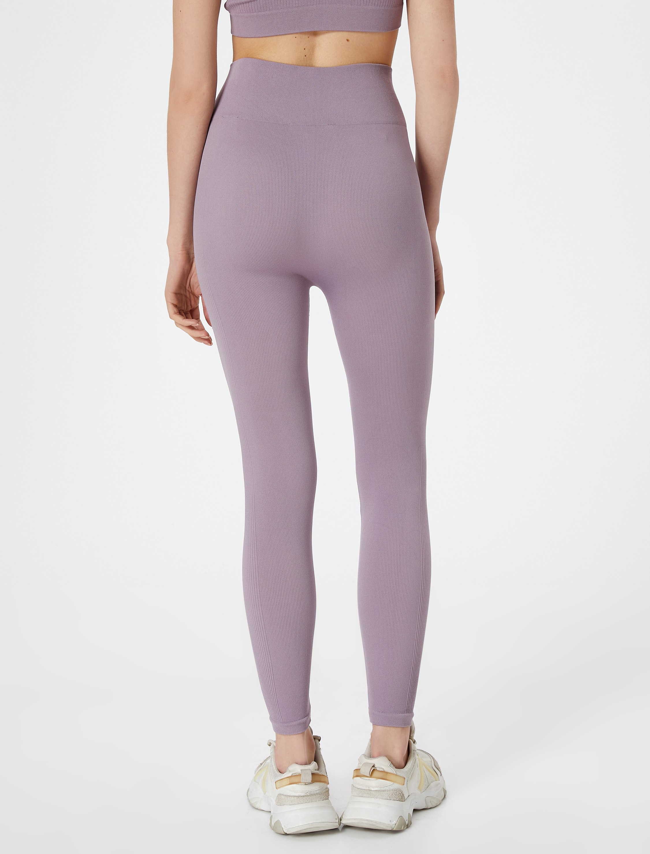   Spor Dikişsiz Tayt Ekstra Yüksek Bel Dokuma