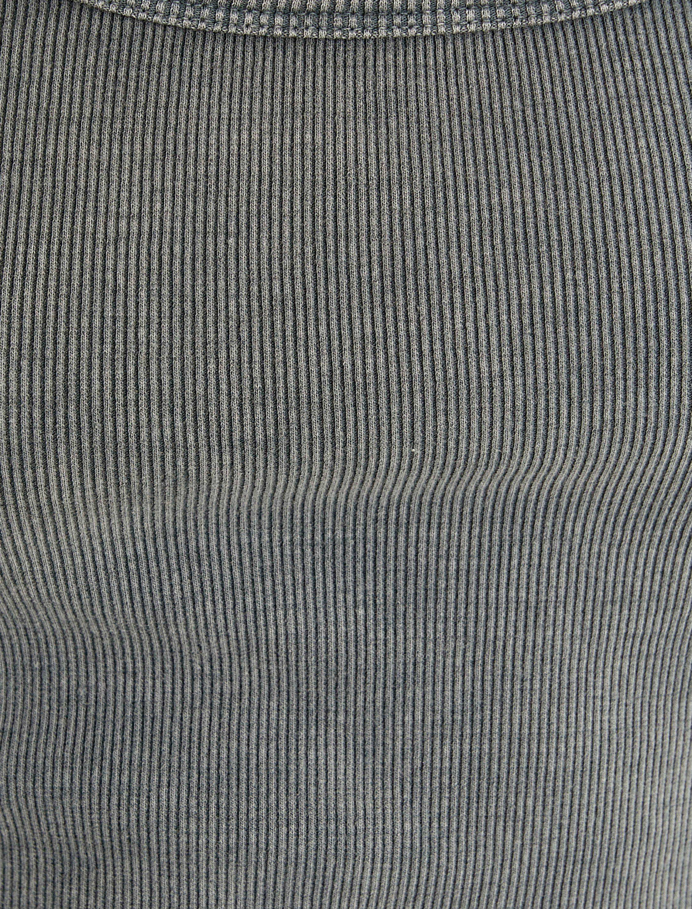   Fitilli Atlet U Yaka Kalın Askılı Slim Fit Pamuklu