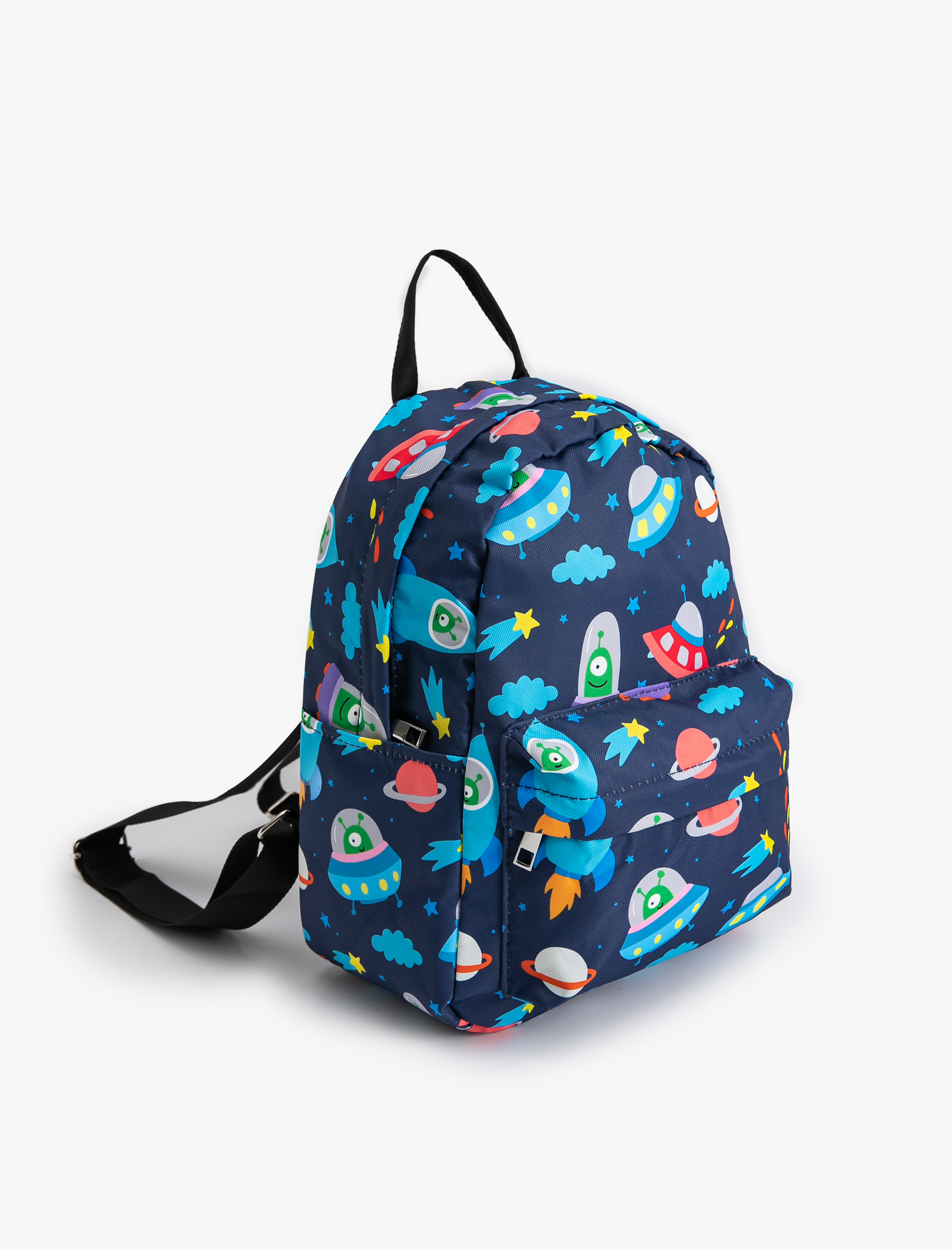  Erkek Çocuk Sırt Çantası Uzay Desenli