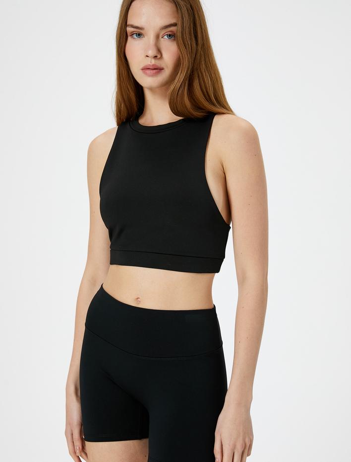  Spor Kısa Tayt Standart Bel Slim Fit