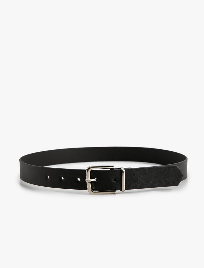 Kadın Kemer Suni Deri Metal Tokalı