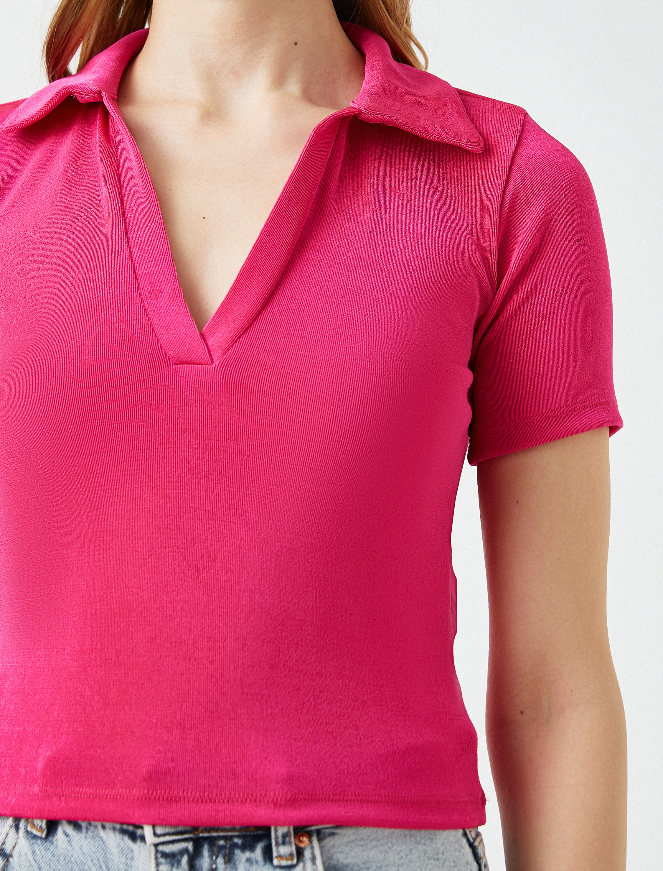   Polo Yaka Tişört Kısa Kollu