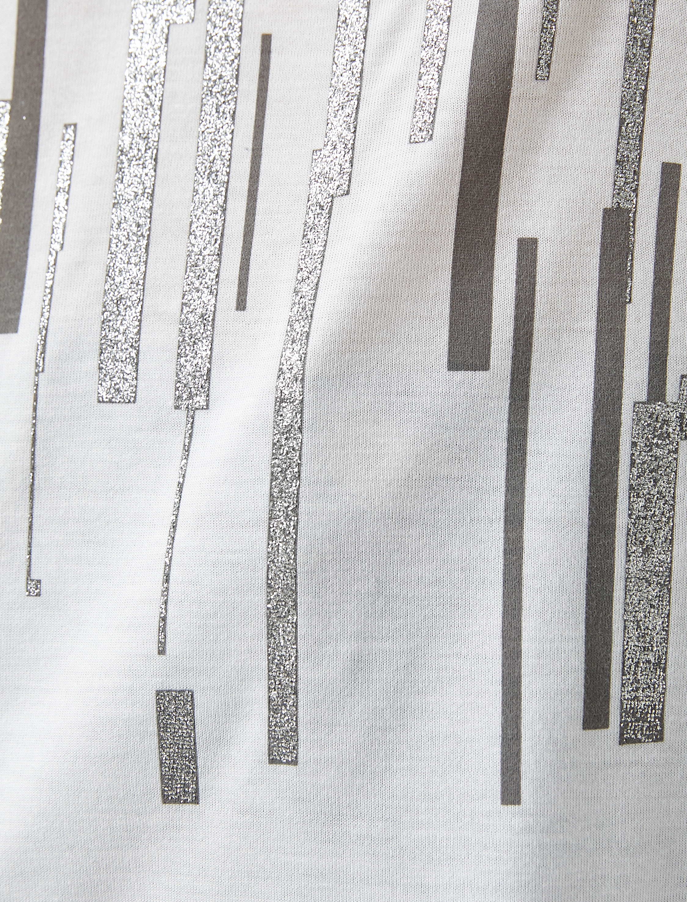   Bisiklet Yaka Kısa Kollu Baskılı Tişört