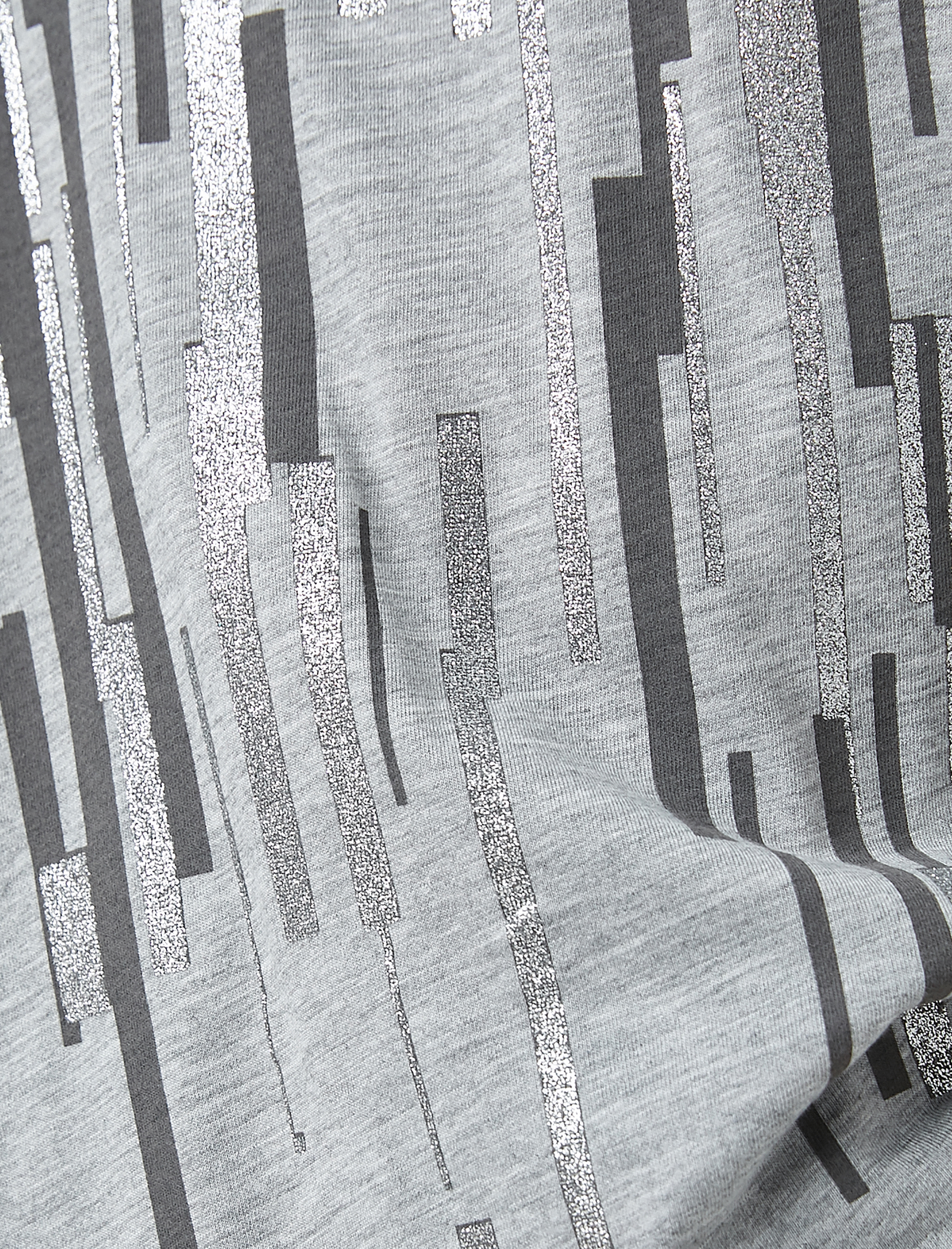   Bisiklet Yaka Kısa Kollu Baskılı Tişört