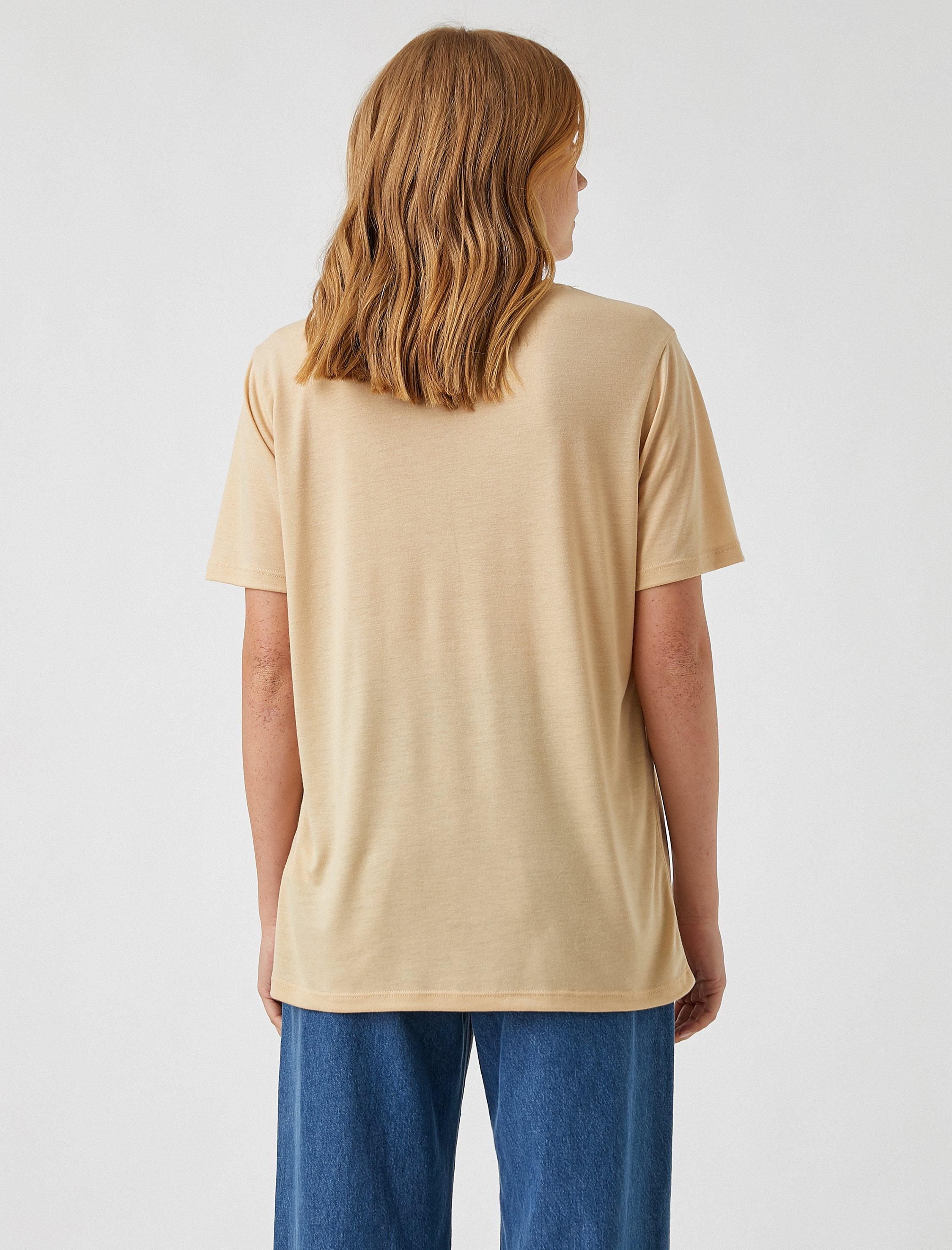   Baskılı Kısa Kollu Tişört