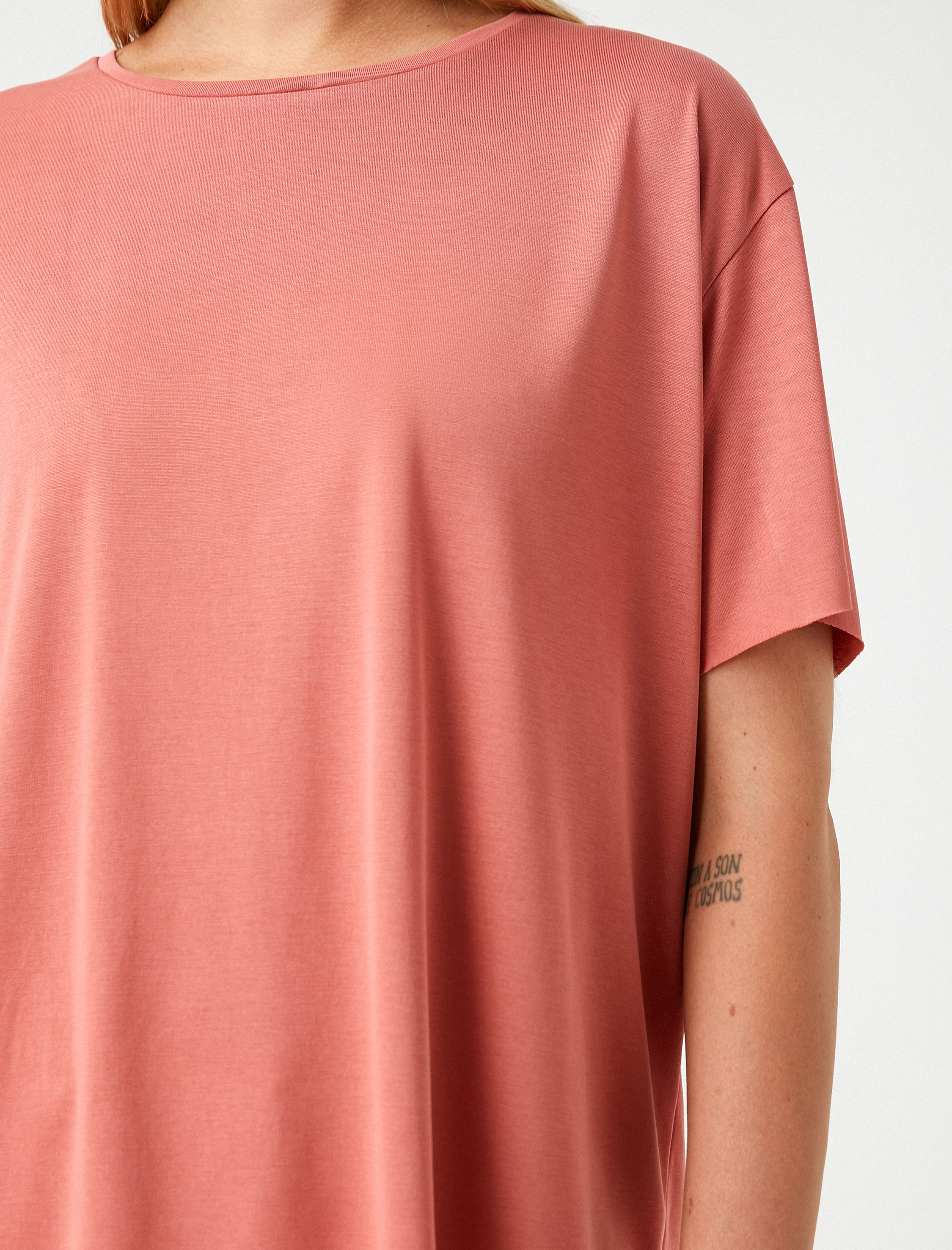   Basic Tişört Modal Karışımlı