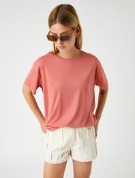 Basic Tişört Modal Karışımlı