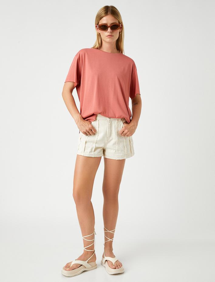  Basic Tişört Modal Karışımlı