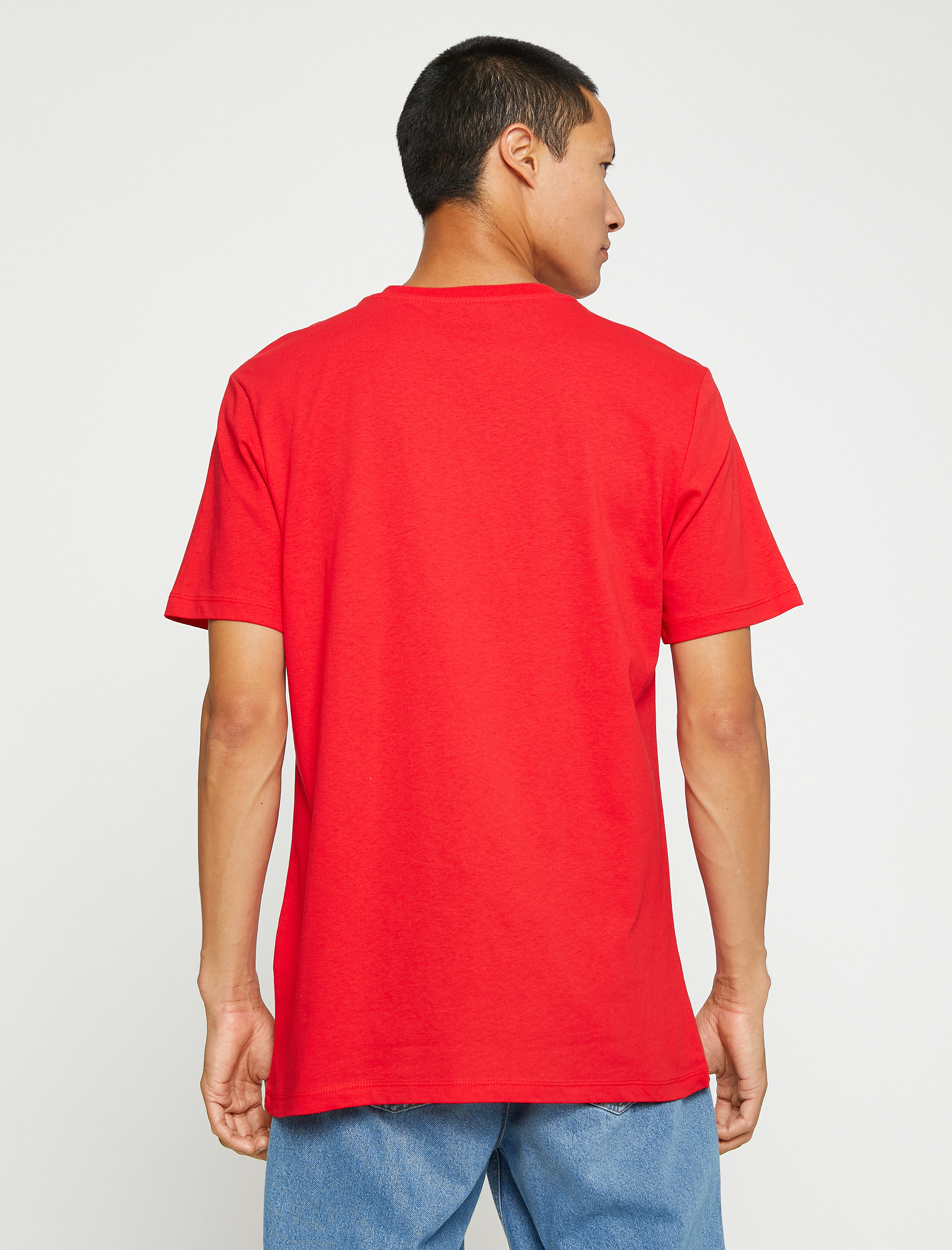   Basic Tişört Slim Fit Bisiklet Yaka Kısa Kollu Pamuklu