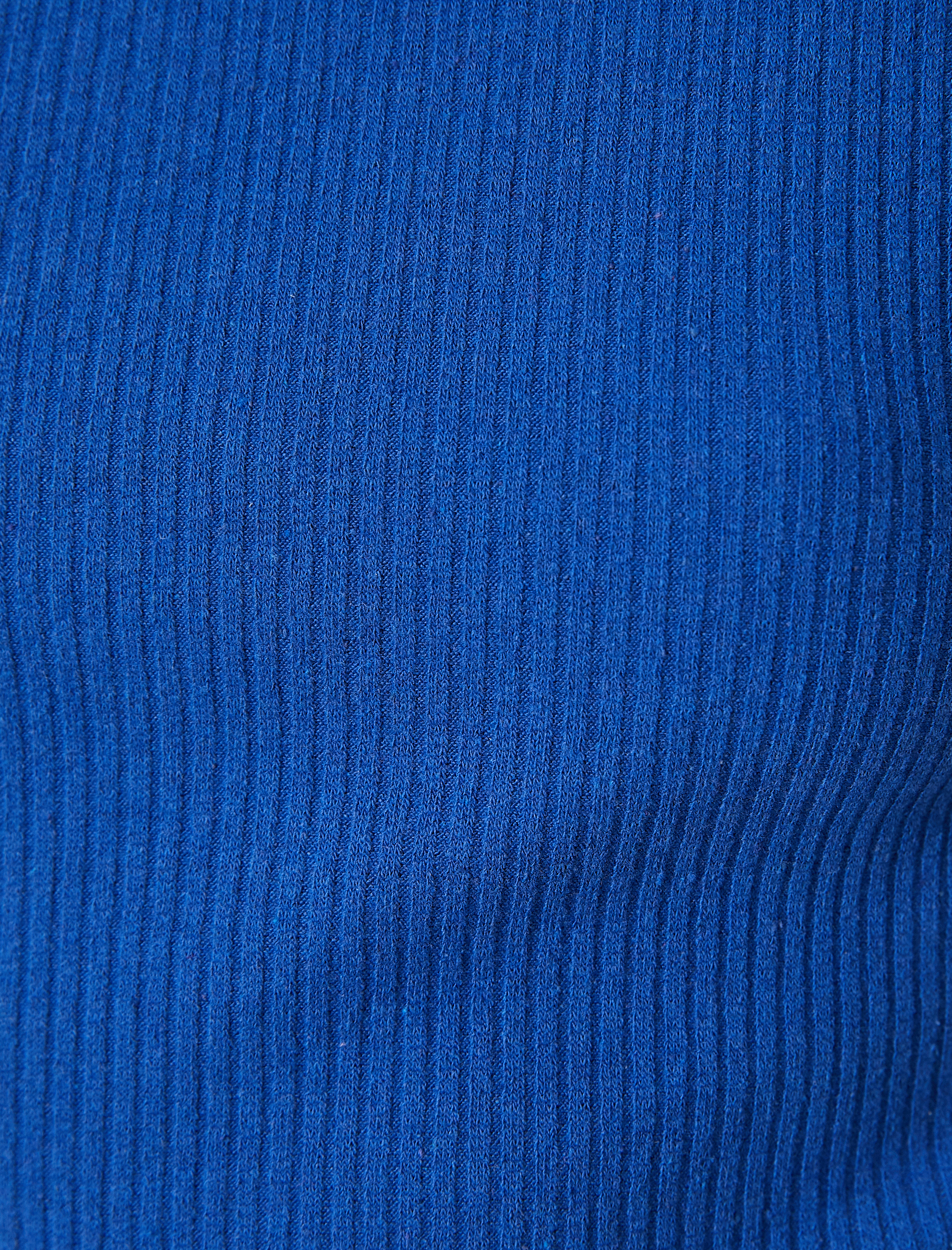   Crop Tişört Kısa Kollu Bisiklet Yaka Dokulu