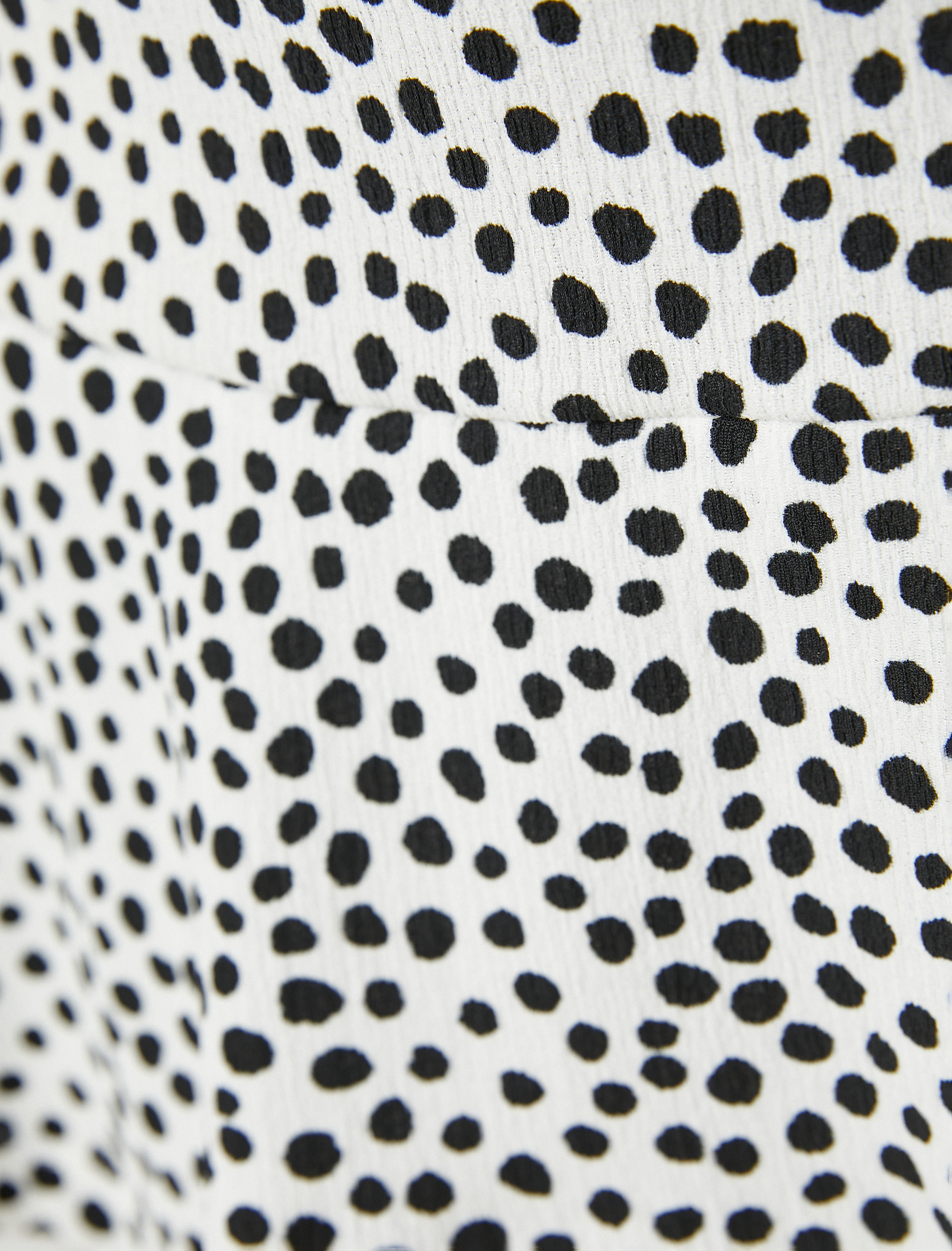   Şort Etek Beli Kuşaklı Desenli Volanlı Bürümcük