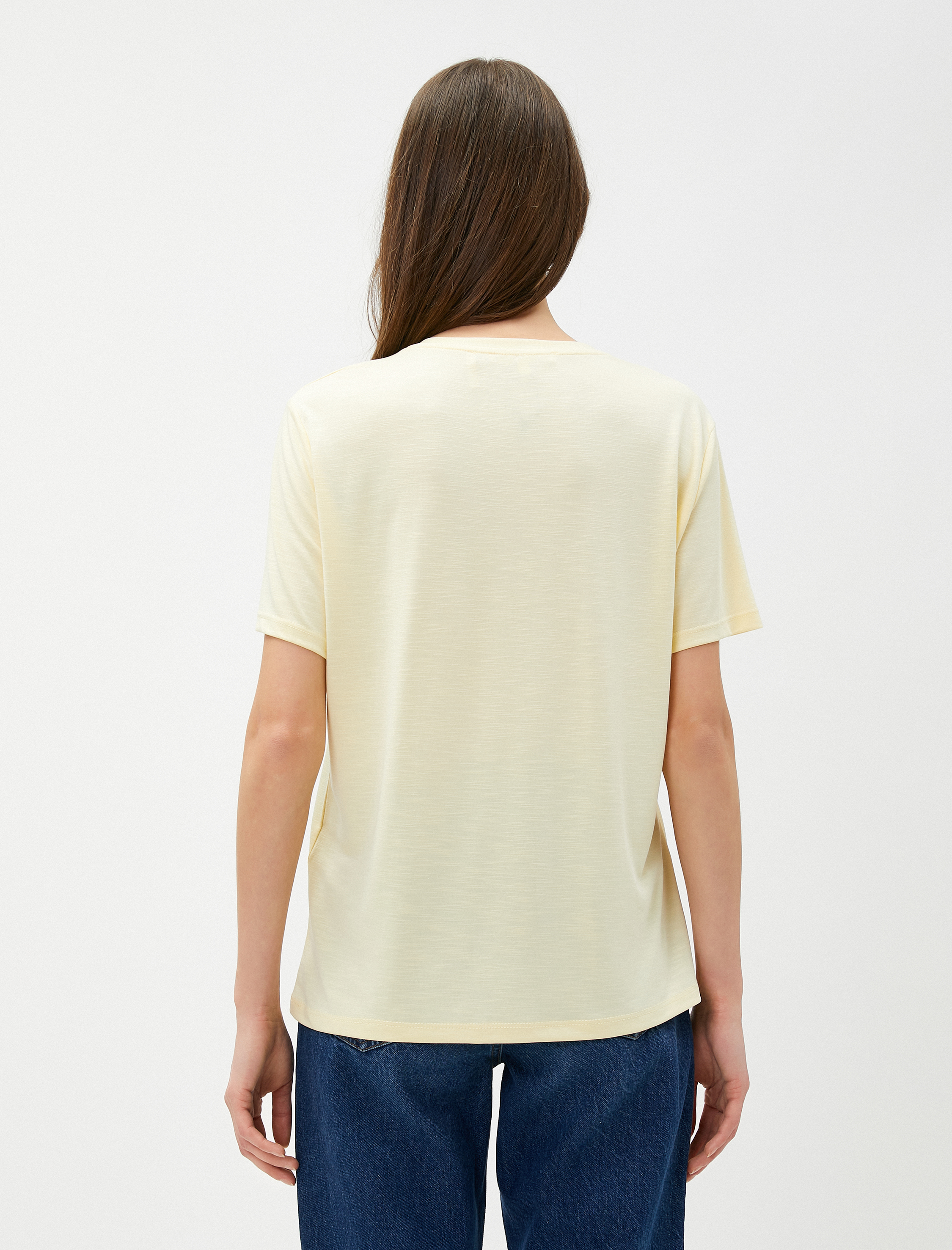 Basic Modal Tişört Kısa Kollu