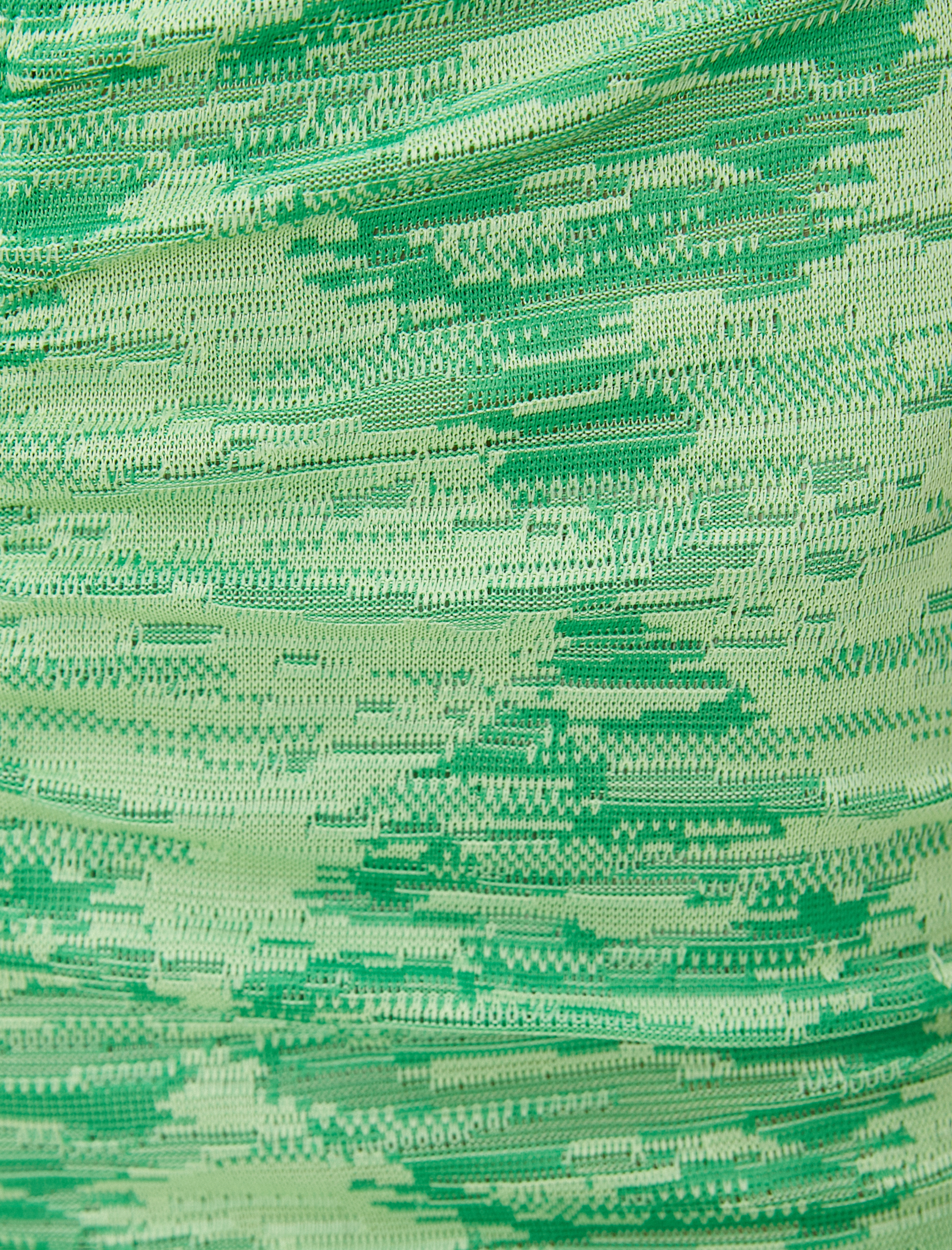   İspanyol Paça Pantolon Desenli Büzgü Detaylı