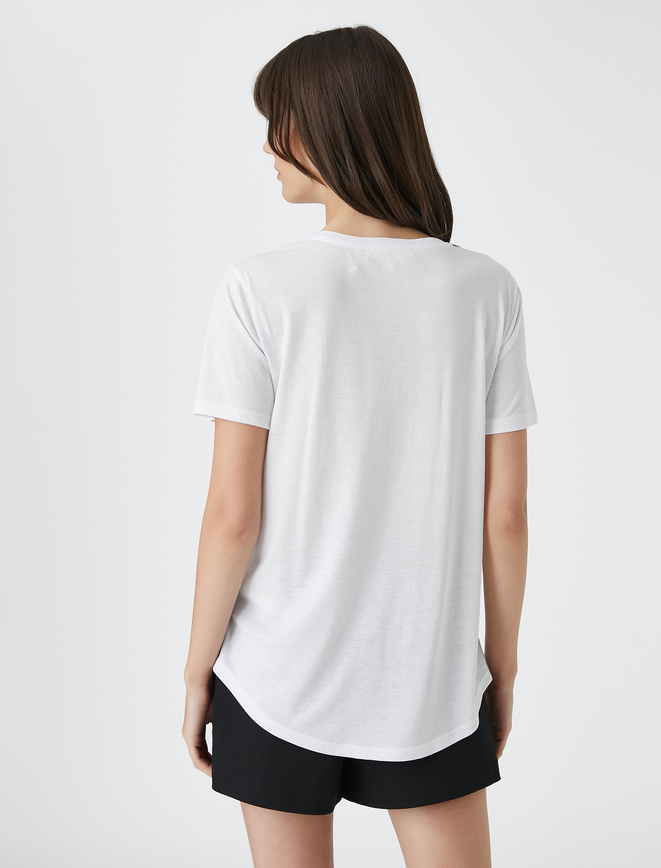   Baskılı Tişört Kısa Kollu