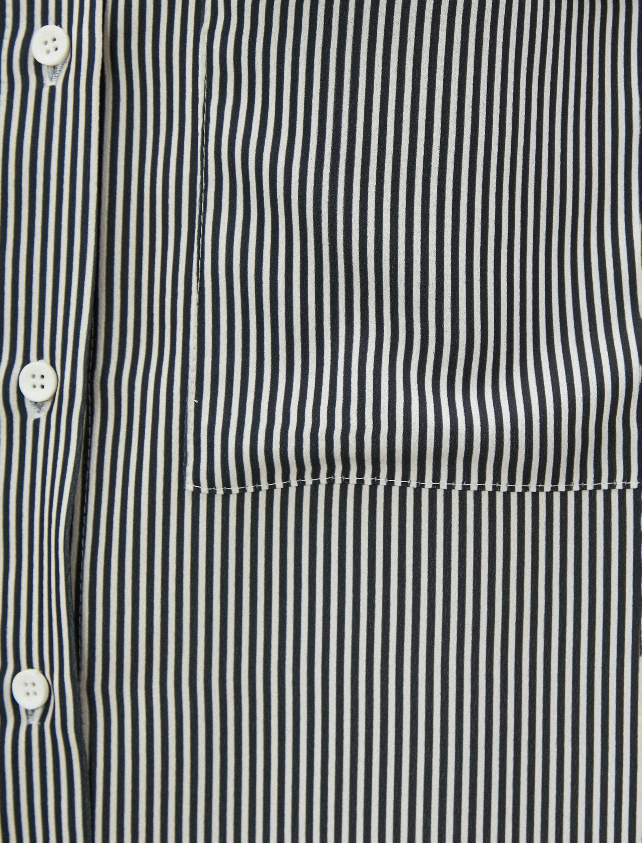   Cep Detaylı Gömlek Uzun Kollu