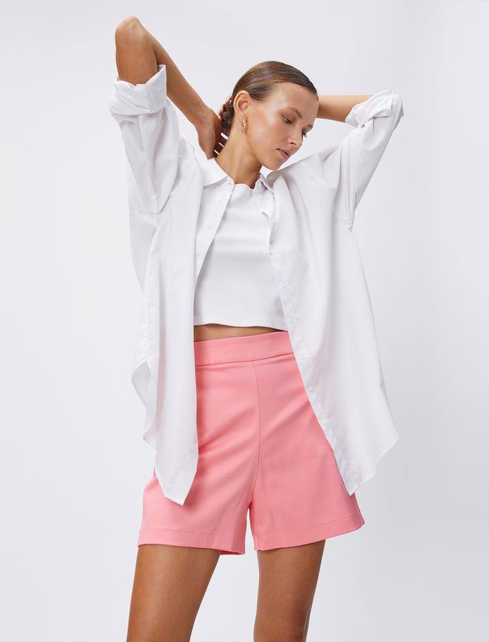  Bol Paça Şort Cep Detaylı